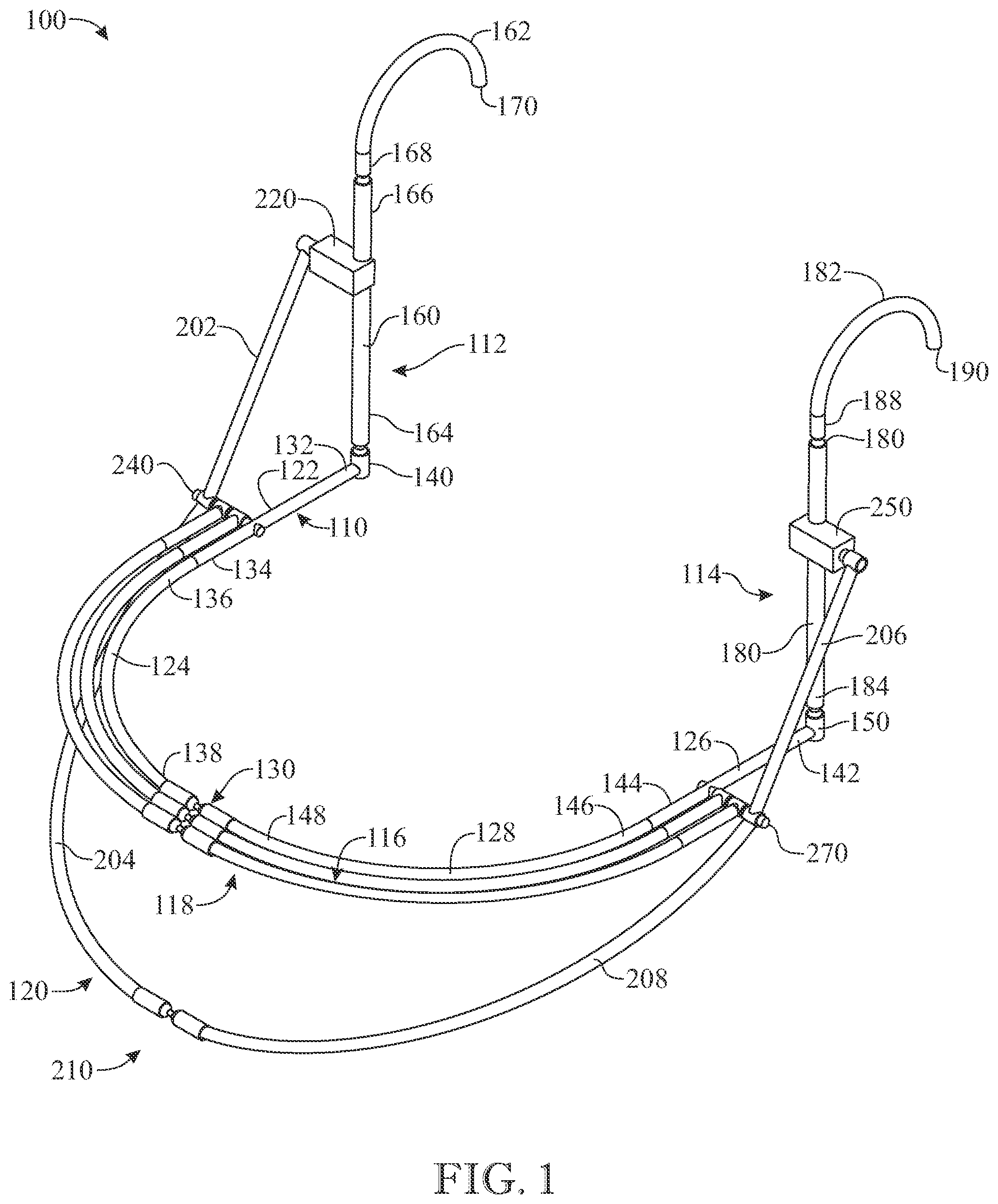Patent US12302963 — Cage-like face mask — Figure 1
