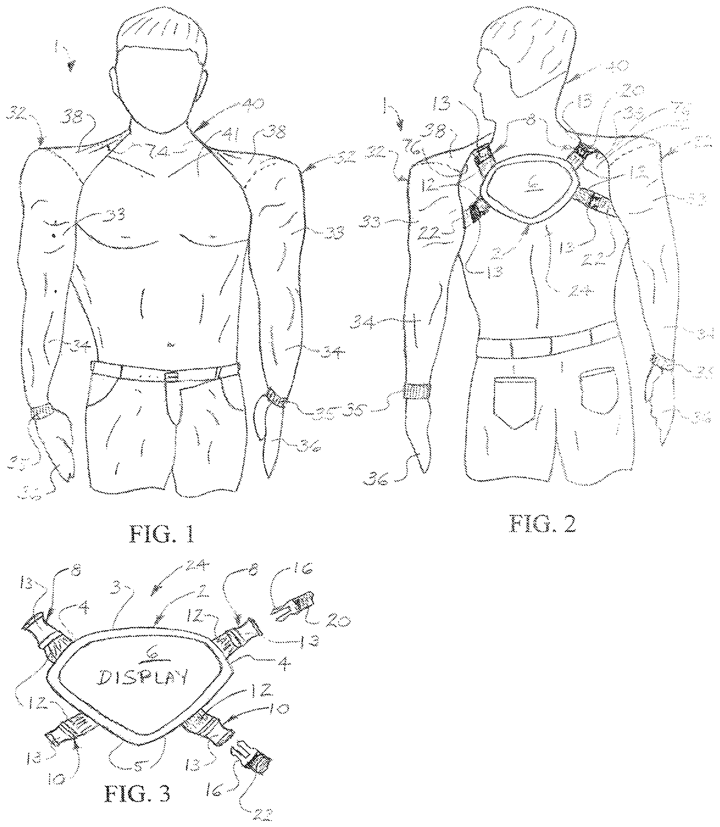 Patent US12302968 Figure 1 – Sleeve garment assemblies