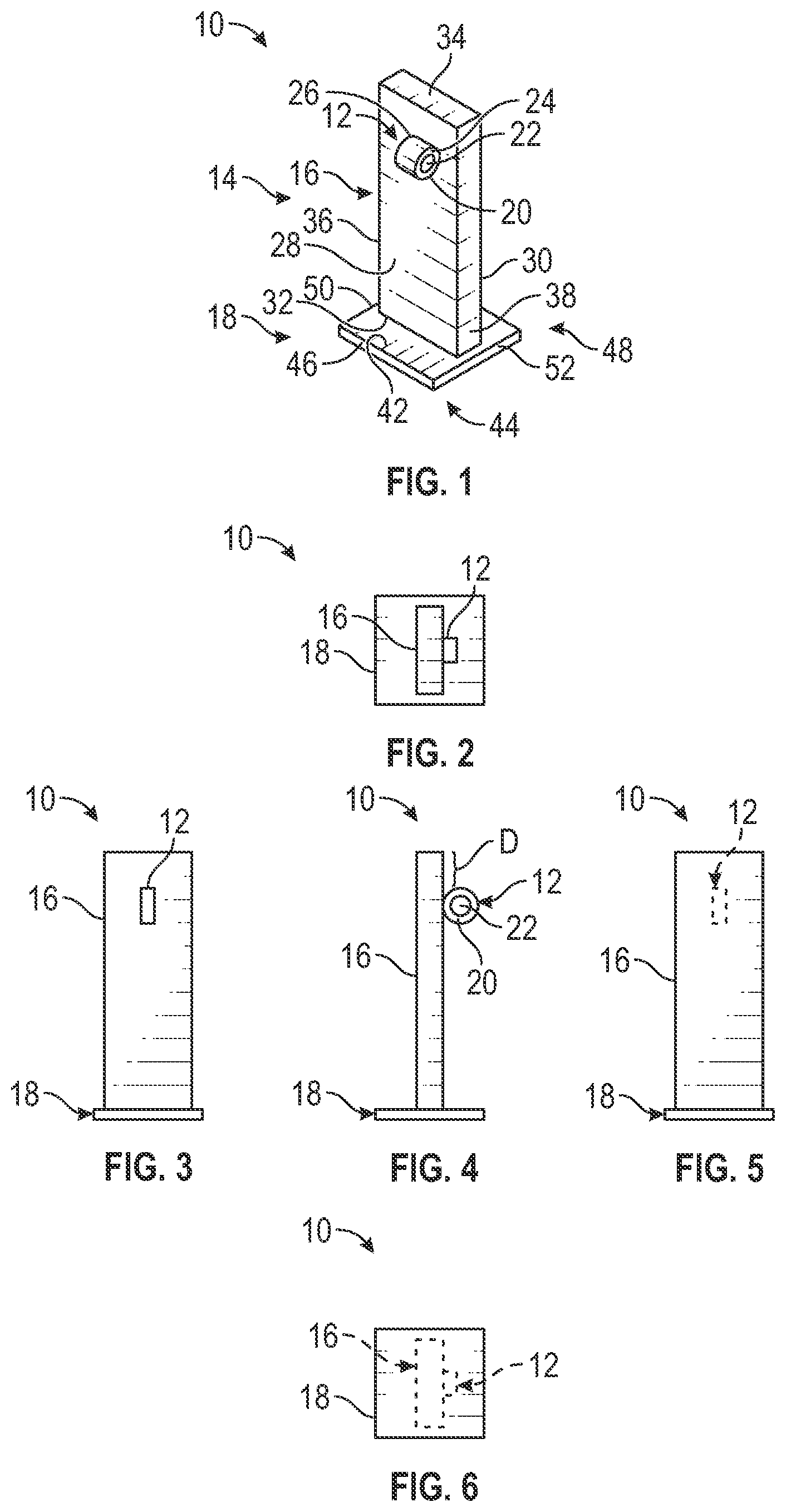 Patent US12302996 — Lace guide for articles of footwear — Figure 1