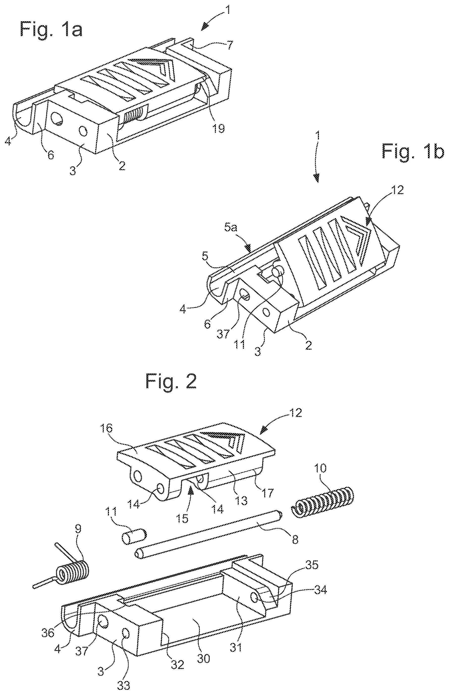 Patent US12303000 Figure 1 – Insert for a watch wristlet