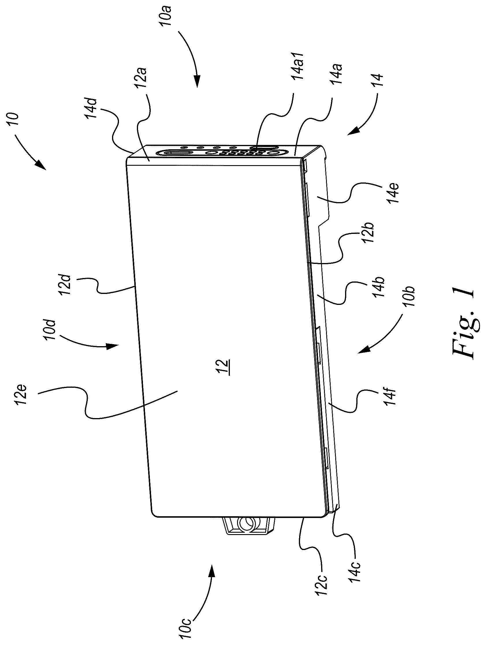 Patent US12303006 Figure 1 – Enhanced portable electronic device case accessory engagement system