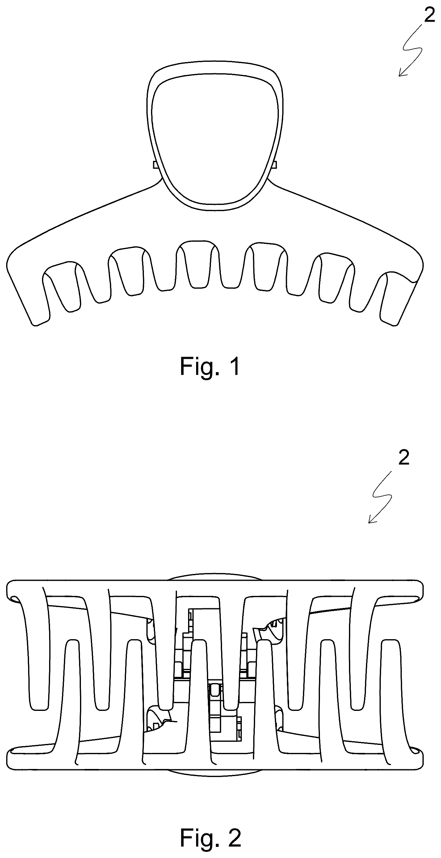 Patent US12303012 — Hair fasteners — Figure 1