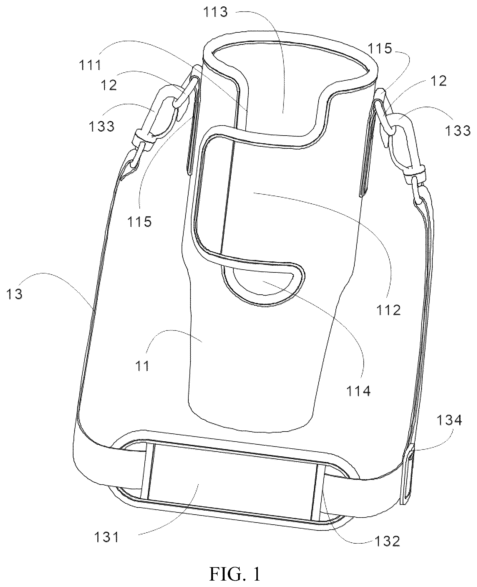 Patent US12303013 — Cup sleeve with high applicability — Figure 1