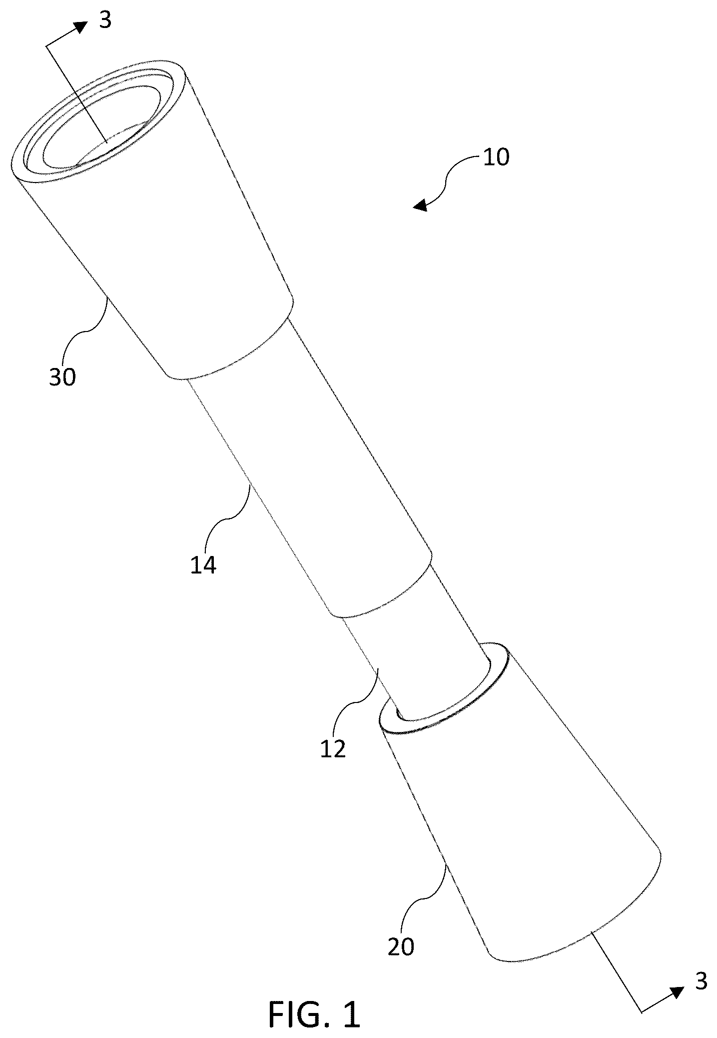 Patent US12303053 — Spring-biased end caps for rod assembly and methods of use — Figure 1