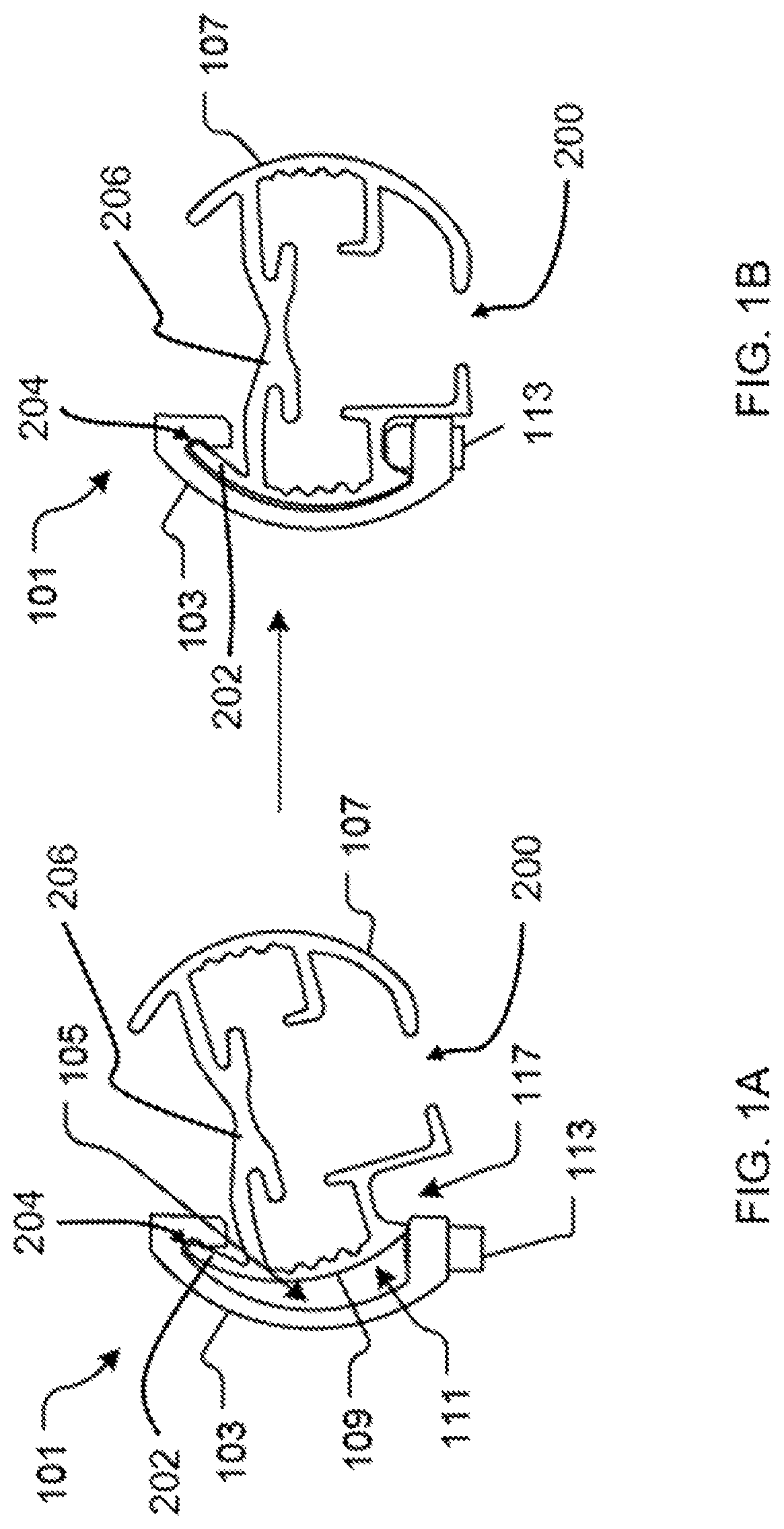 Patent US12303054 — Mounting system — Figure 1