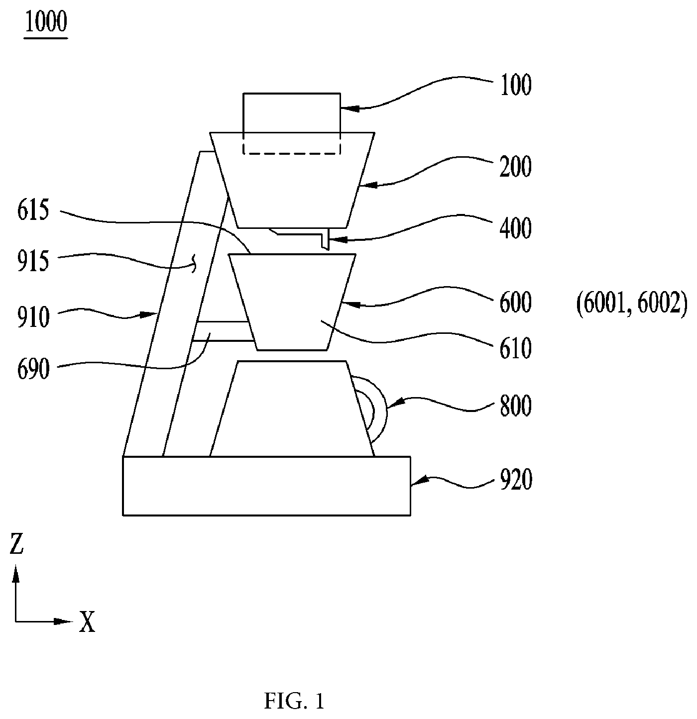 Patent US12303060 Figure 1 – Coffee extraction apparatus