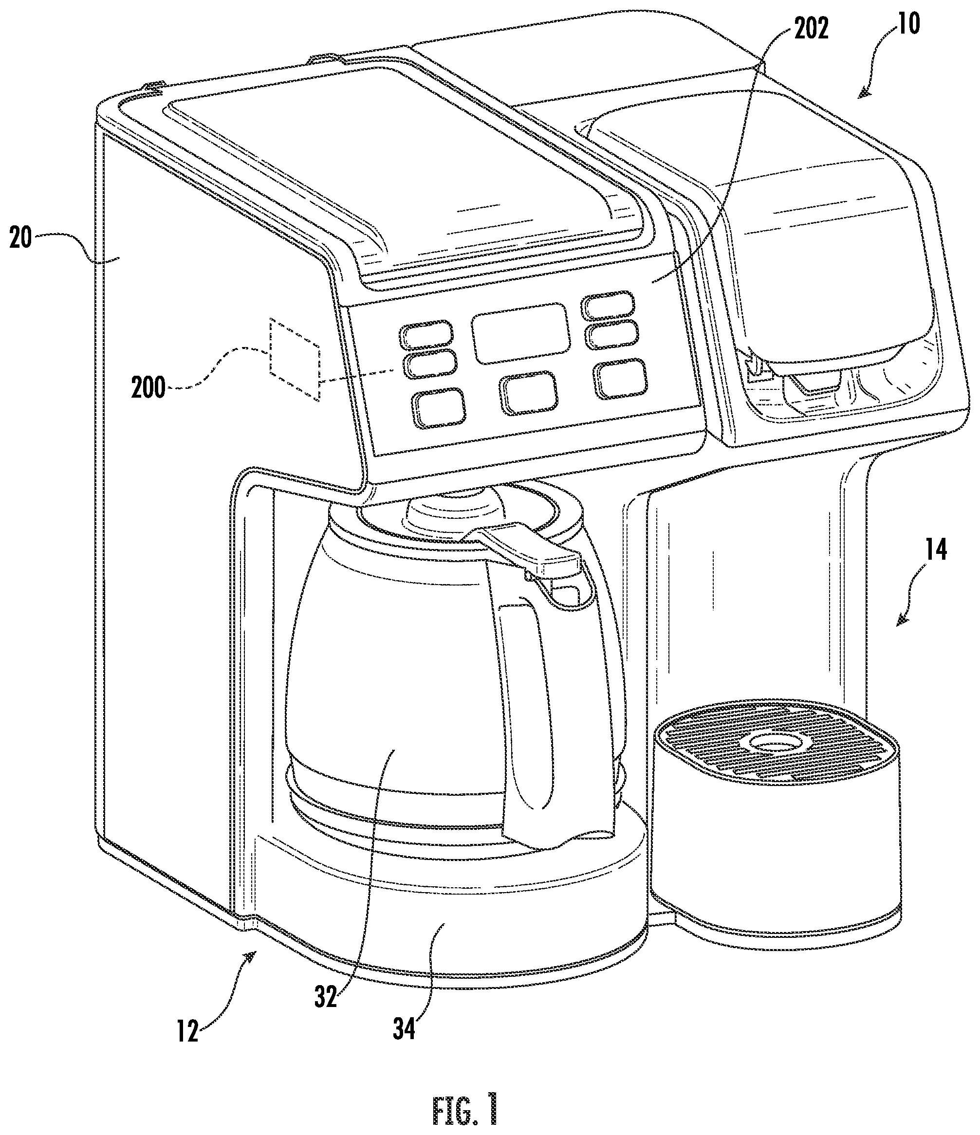 Patent US12303063 — Beverage-making machine — Figure 1