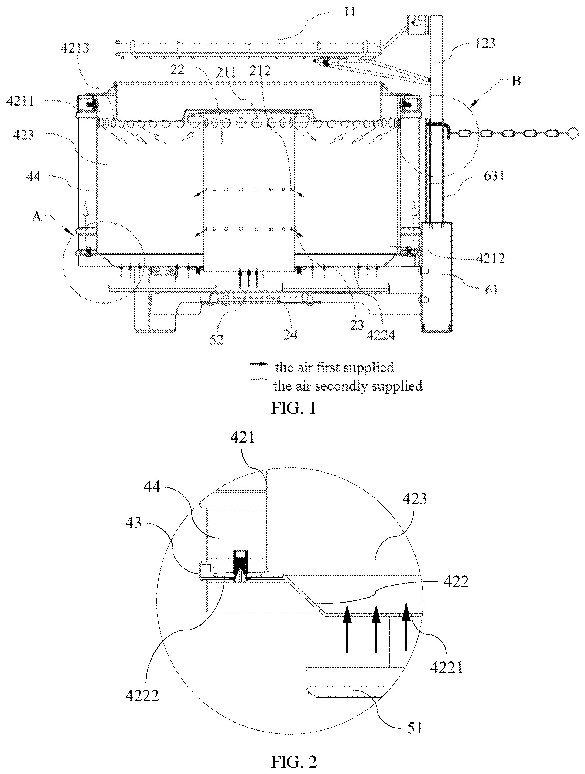 Patent US12303069 — Oven — Figure 1