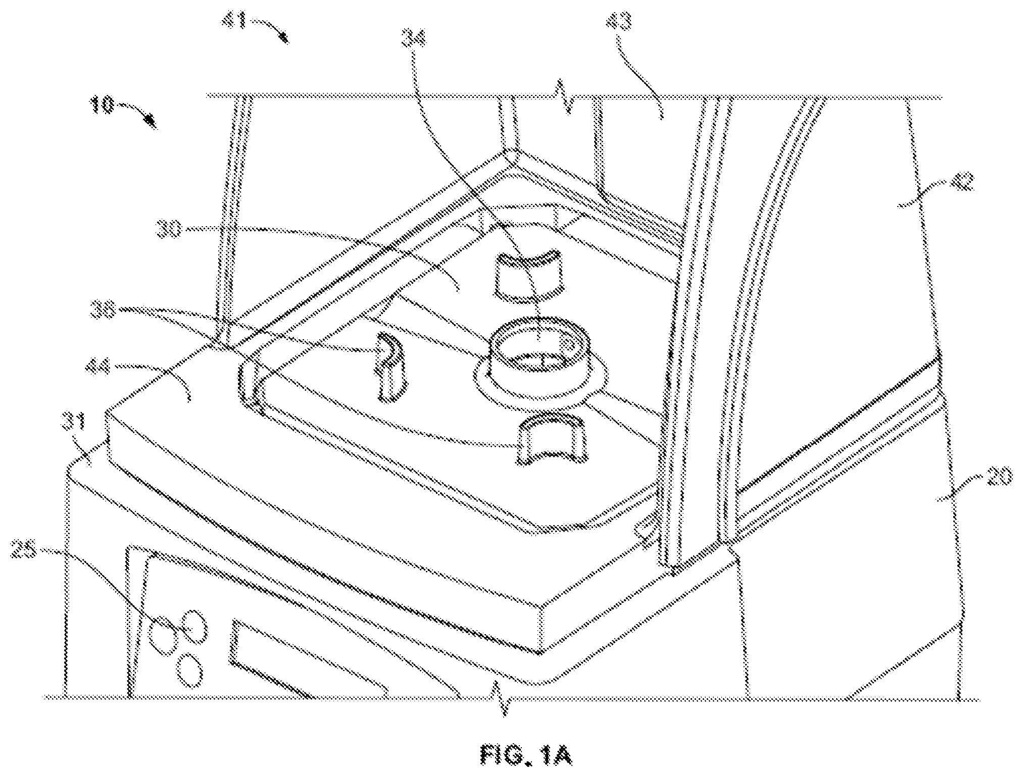 Patent US12303072 — Centering pad and removable enclosure for a blender — Figure 1