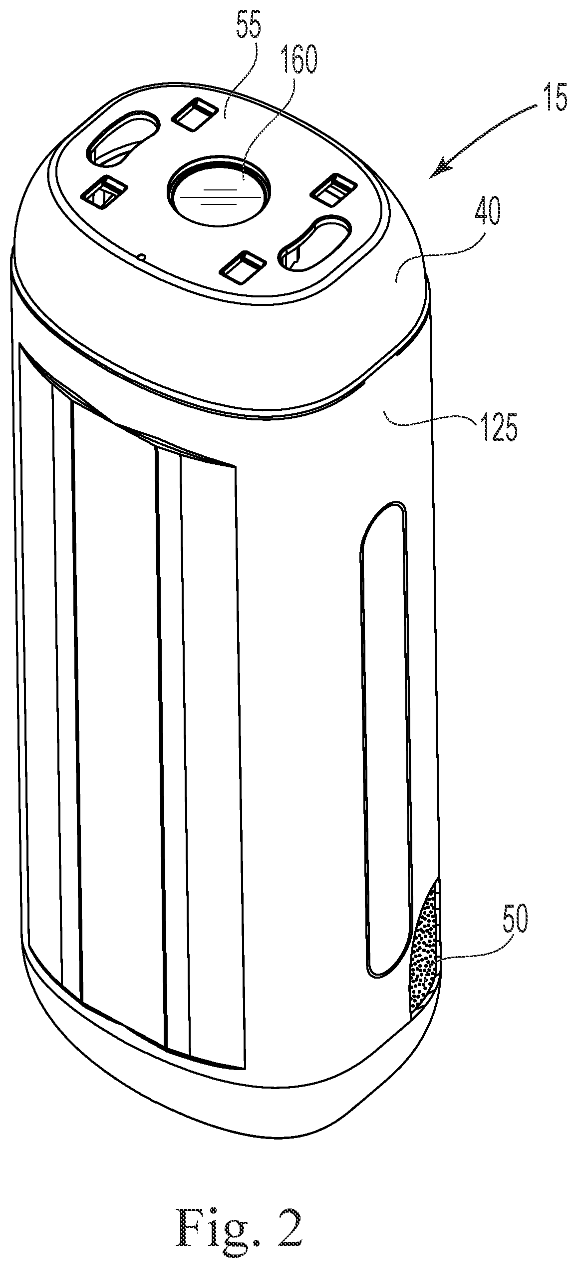 Patent US12303086 Figure 2 – Method of engaging a floor treatment composition dispensing package