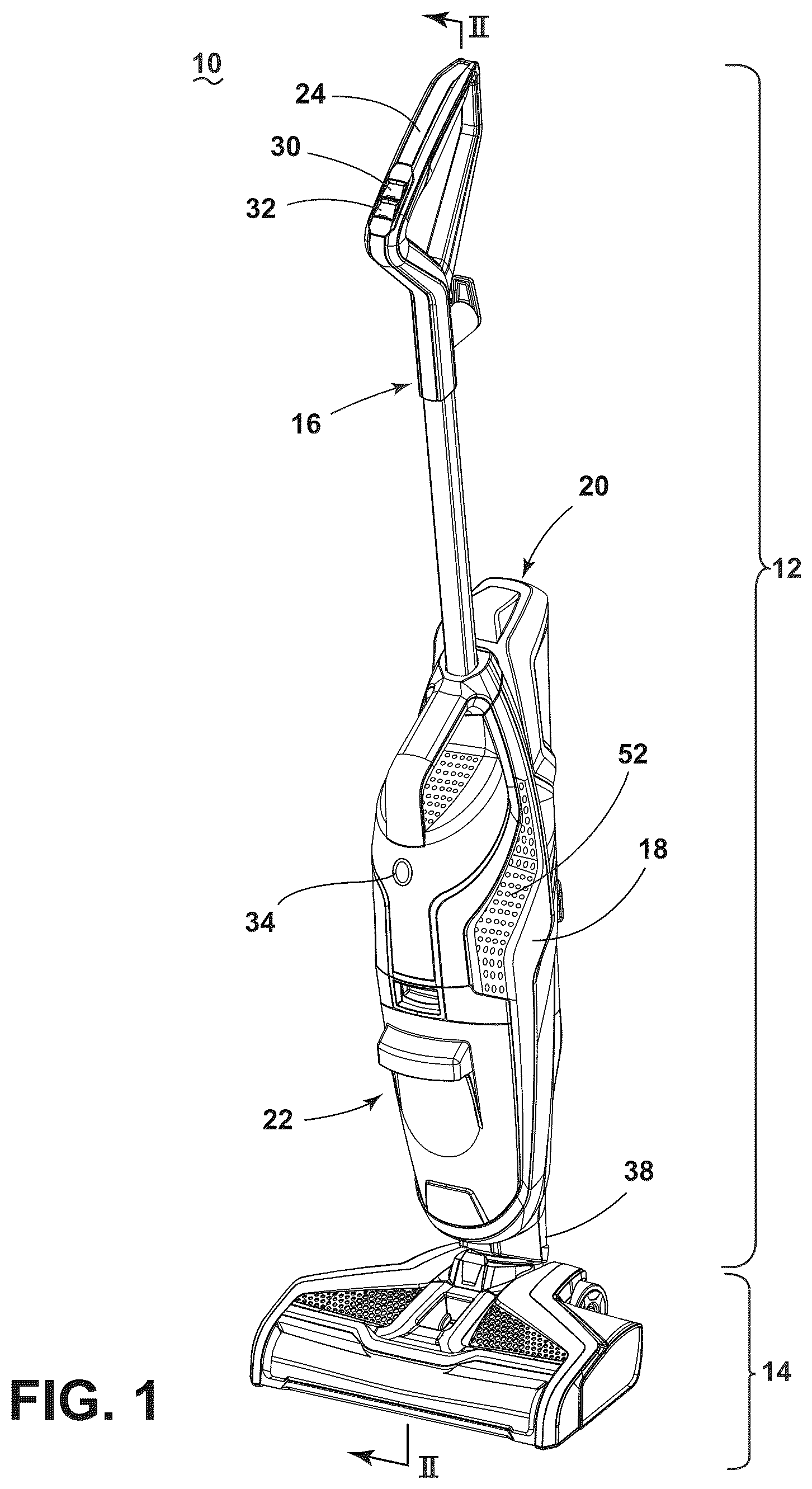 Patent US12303094 — Surface cleaning apparatus — Figure 1