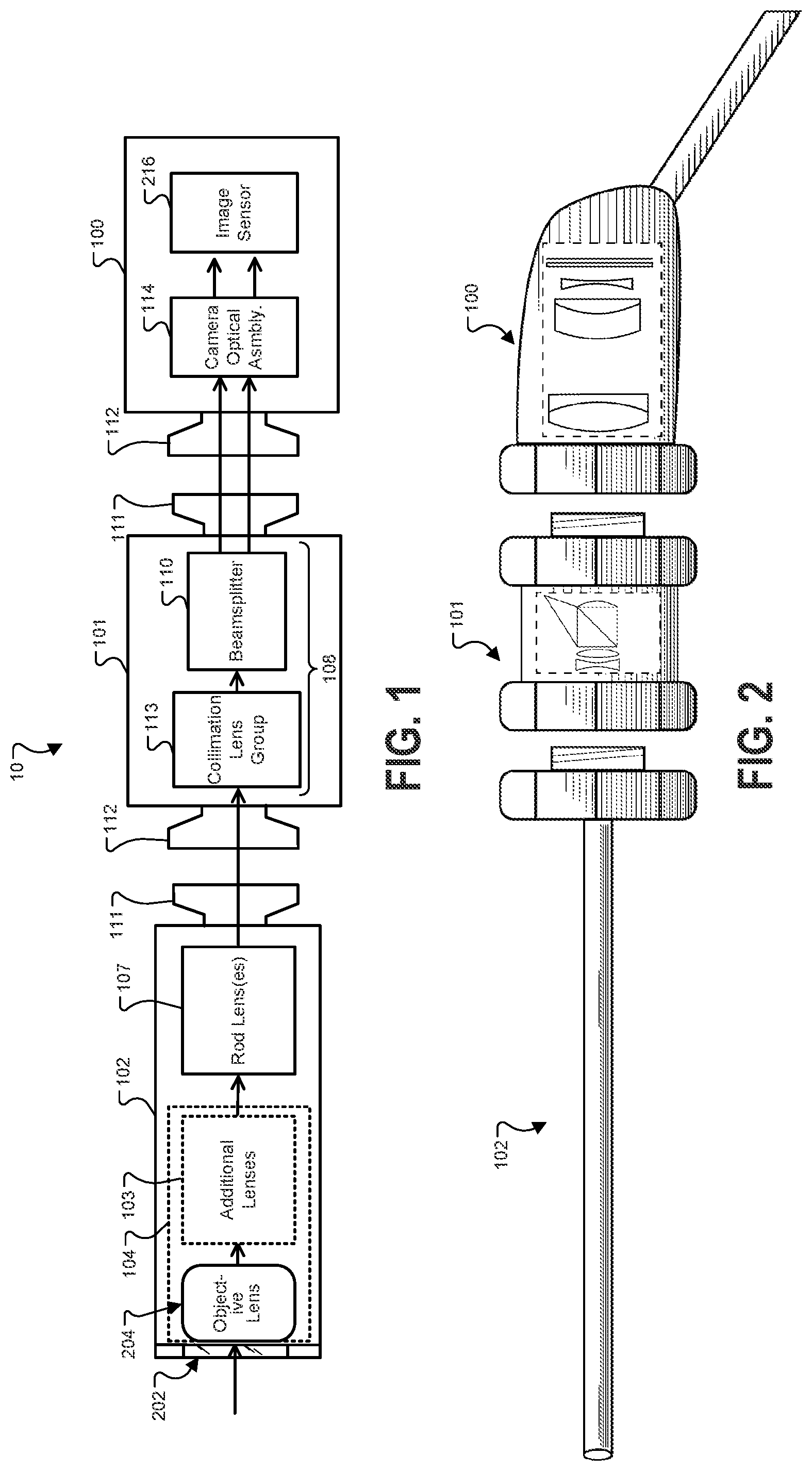 Patent US12303101 Figure 1 – Attachment system for conditioning light between endoscope and camera