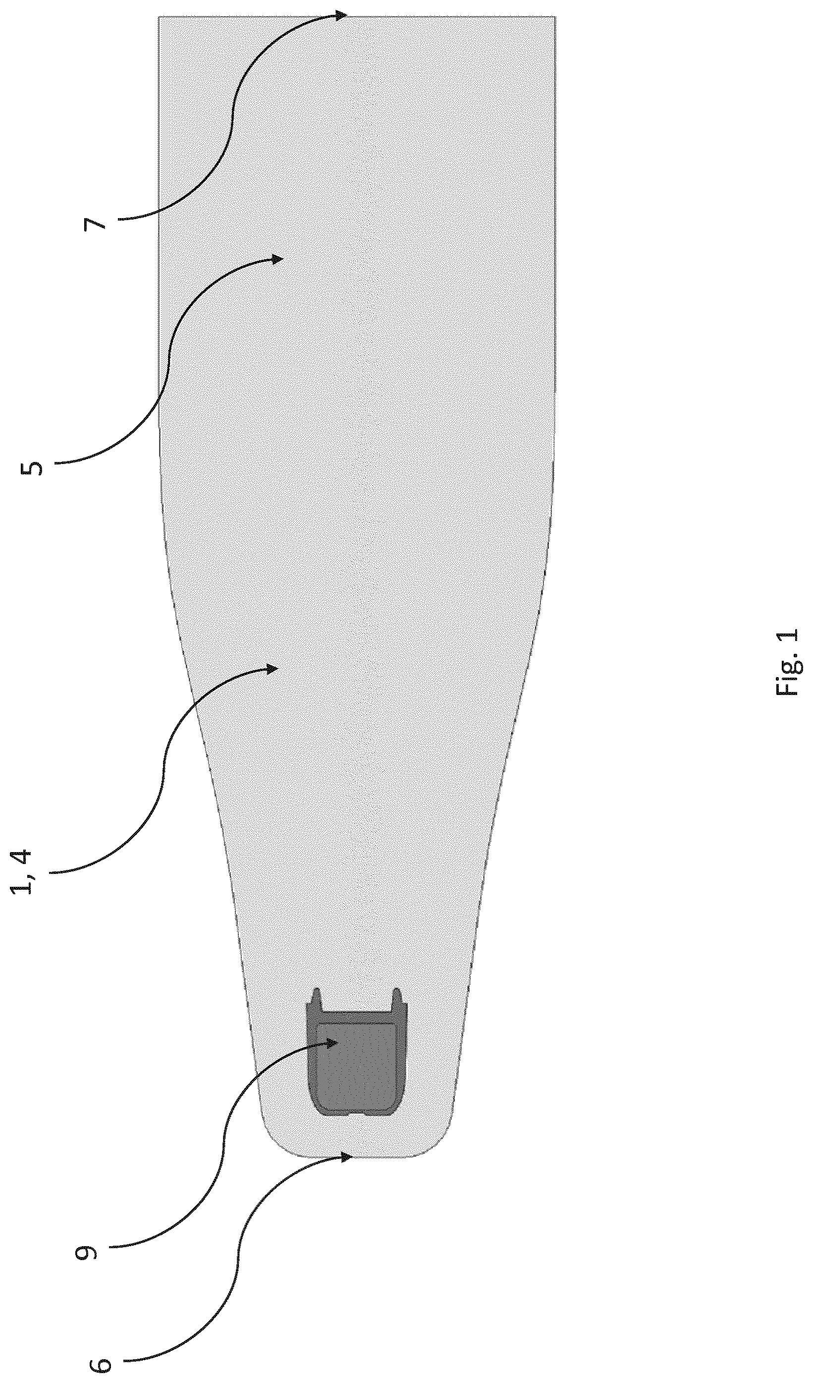 Patent US12303104 Figure 1 – Sheath for a tip of a scanning device and system thereof