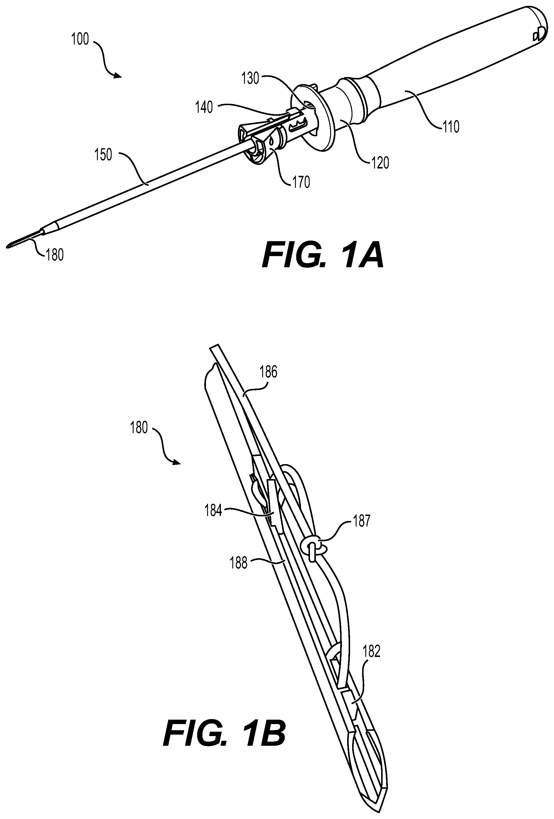 Patent US12303123 — Meniscal repair delivery device — Figure 1