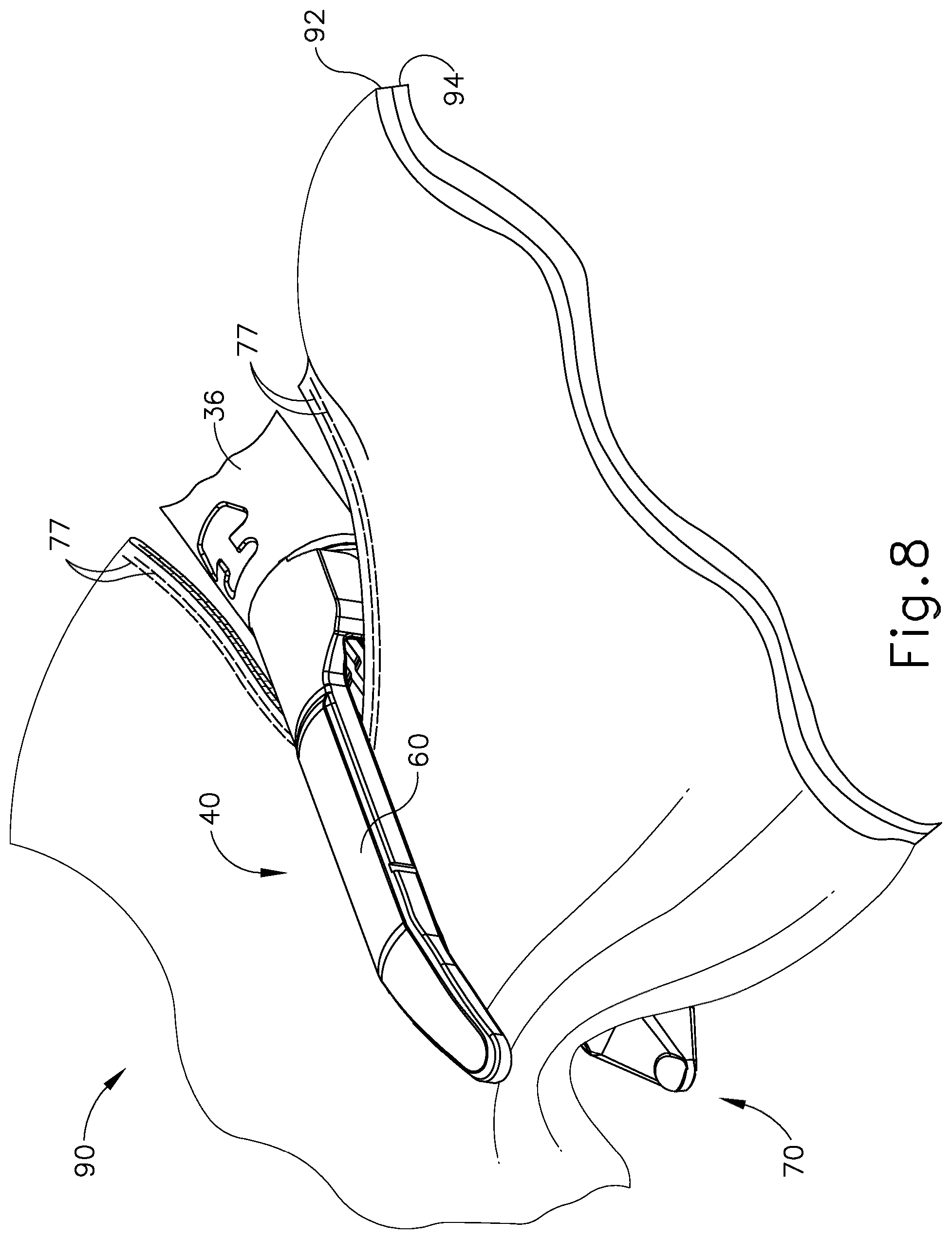 Patent US12303127 Figure 9 – Lockout engagement features for surgical stapler