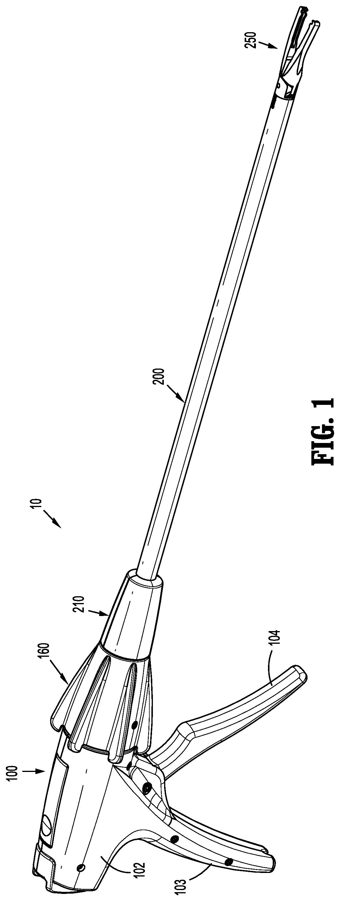 Patent US12303137 — Endoscopic surgical clip applier — Figure 1
