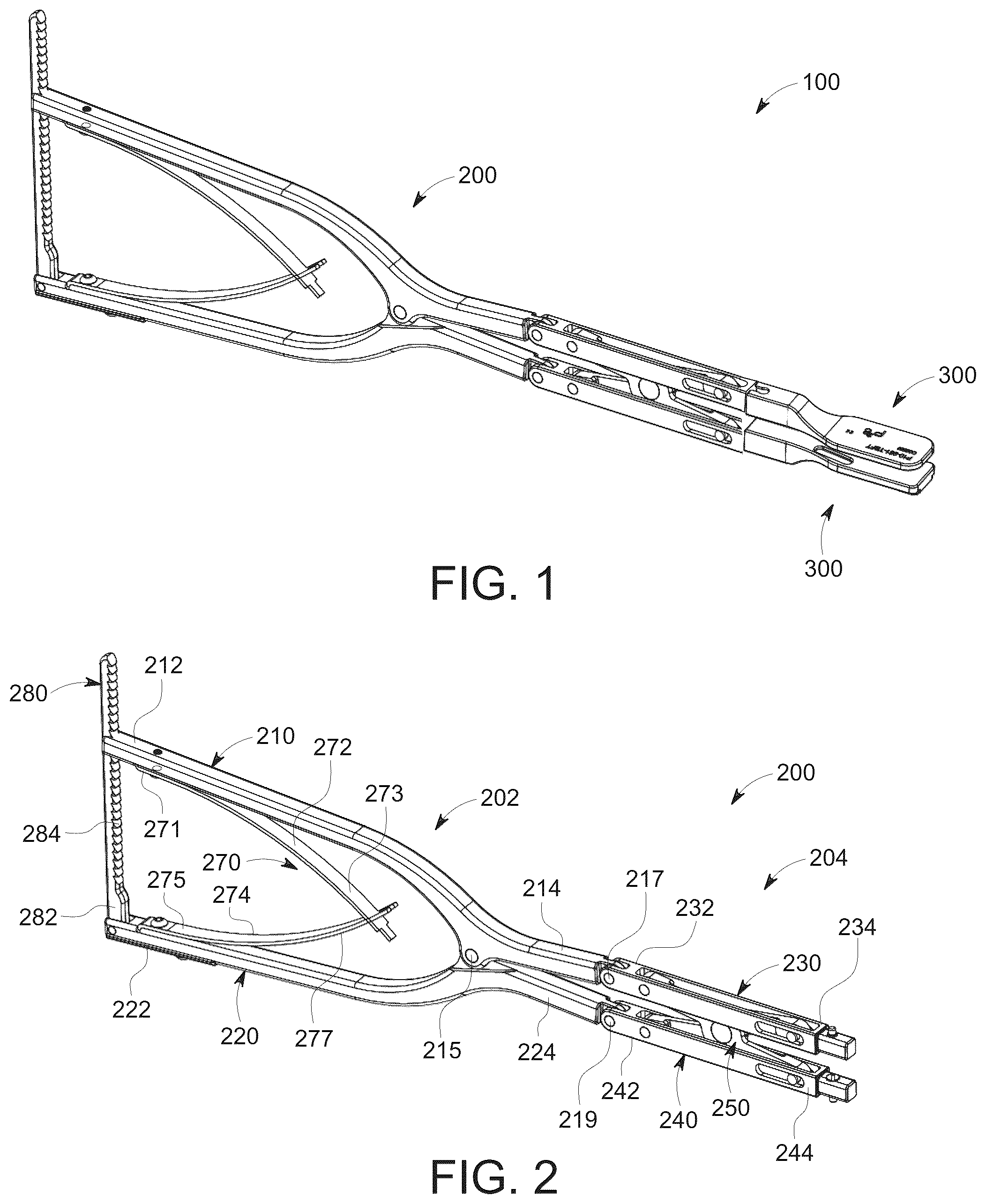 Patent US12303138 Figure 1 – Distractors having attachable paddles, impaction devices, and methods for use in total ankle replacement