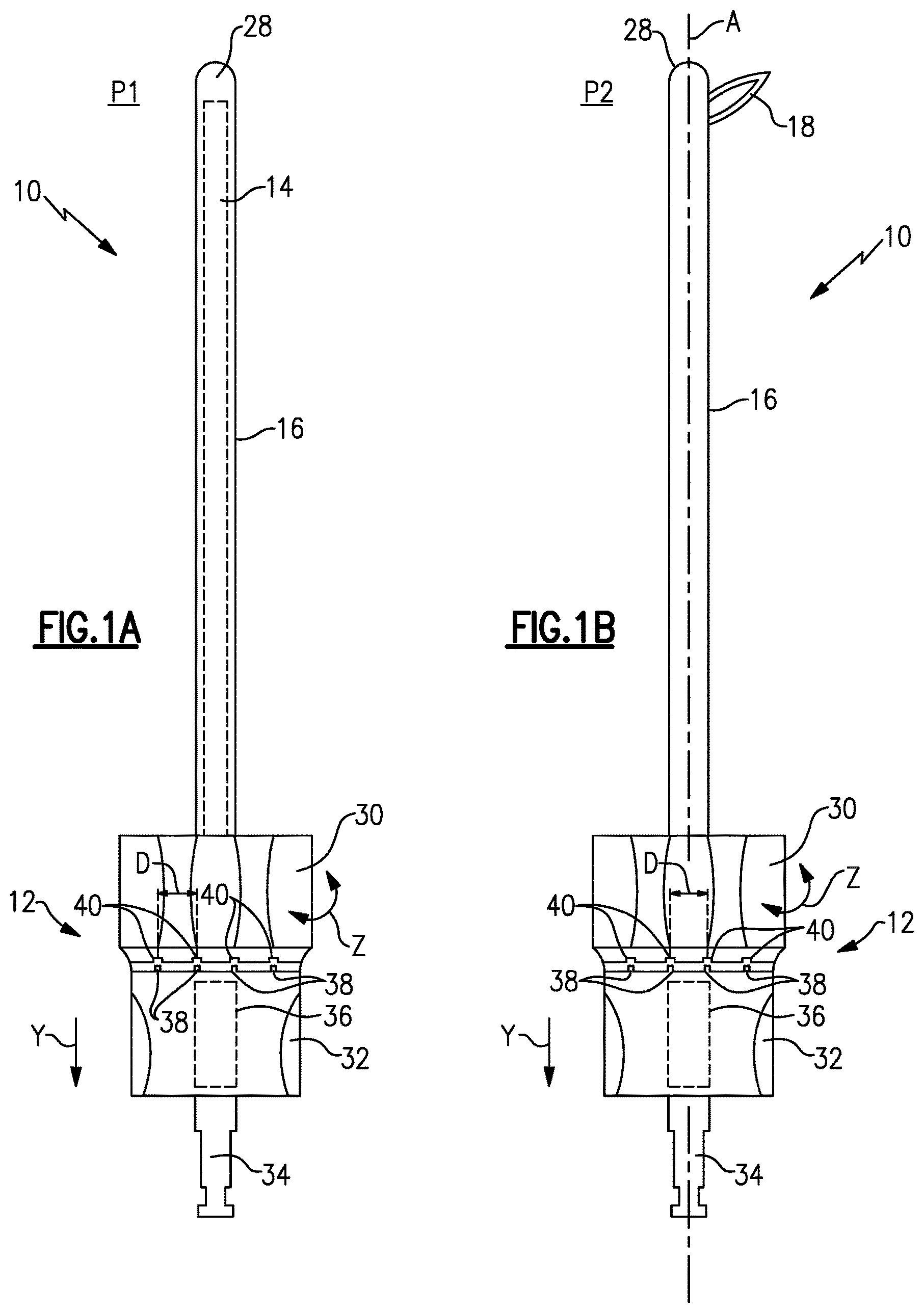 Patent US12303146 — Expandable reamer — Figure 1