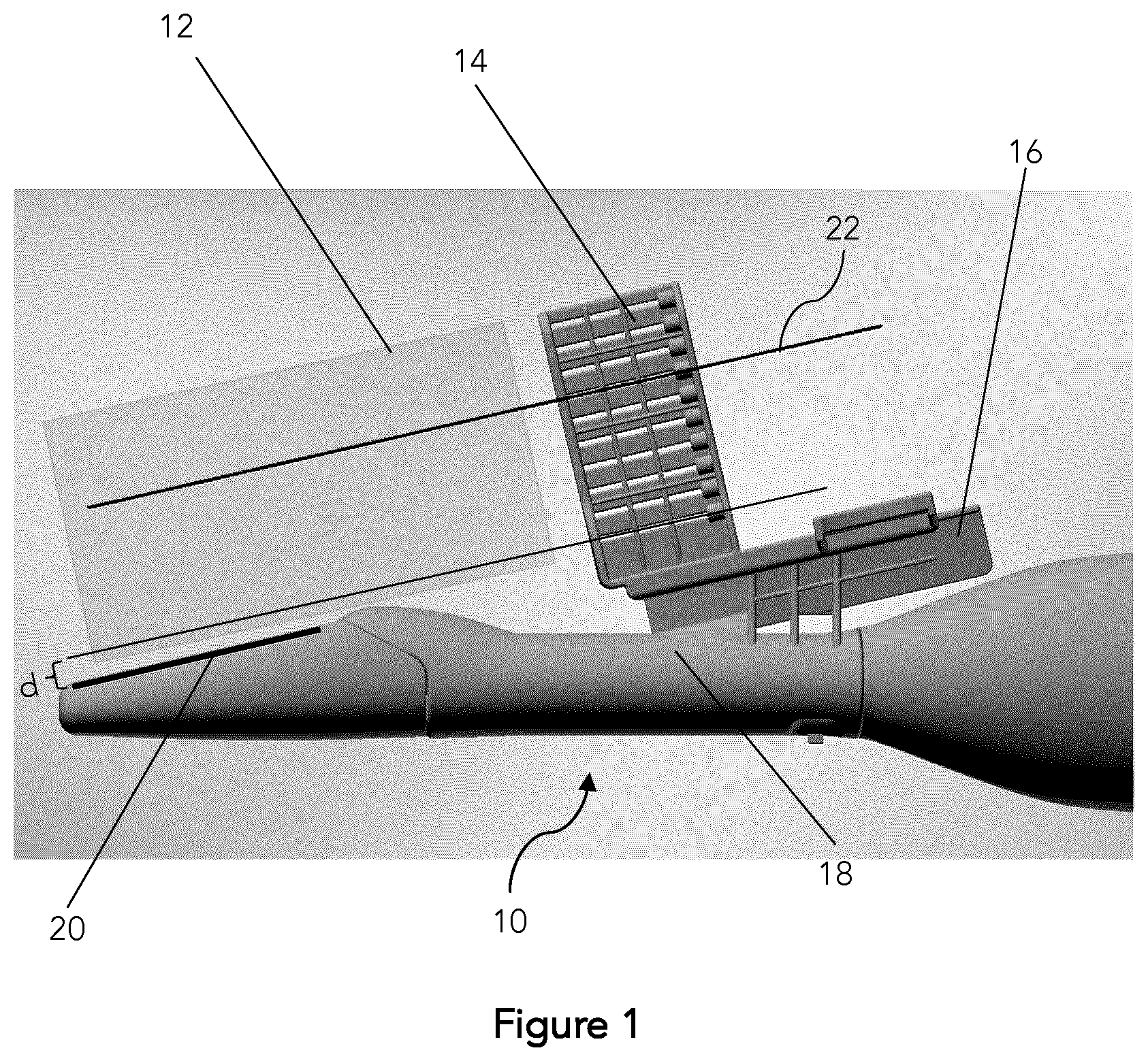 Patent US12303162 — Needle guide for an angled endocavity transducer — Figure 1