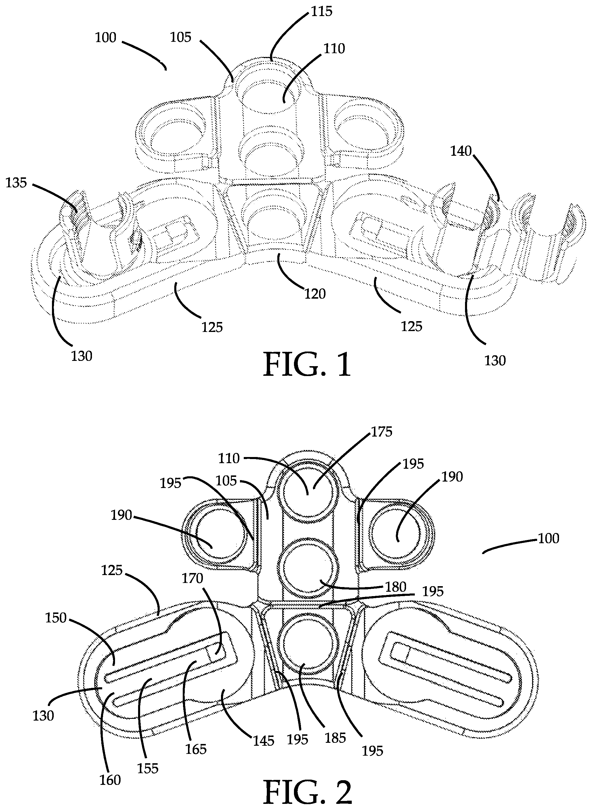 Patent US12303172 — Occipital plates and related methods — Figure 1