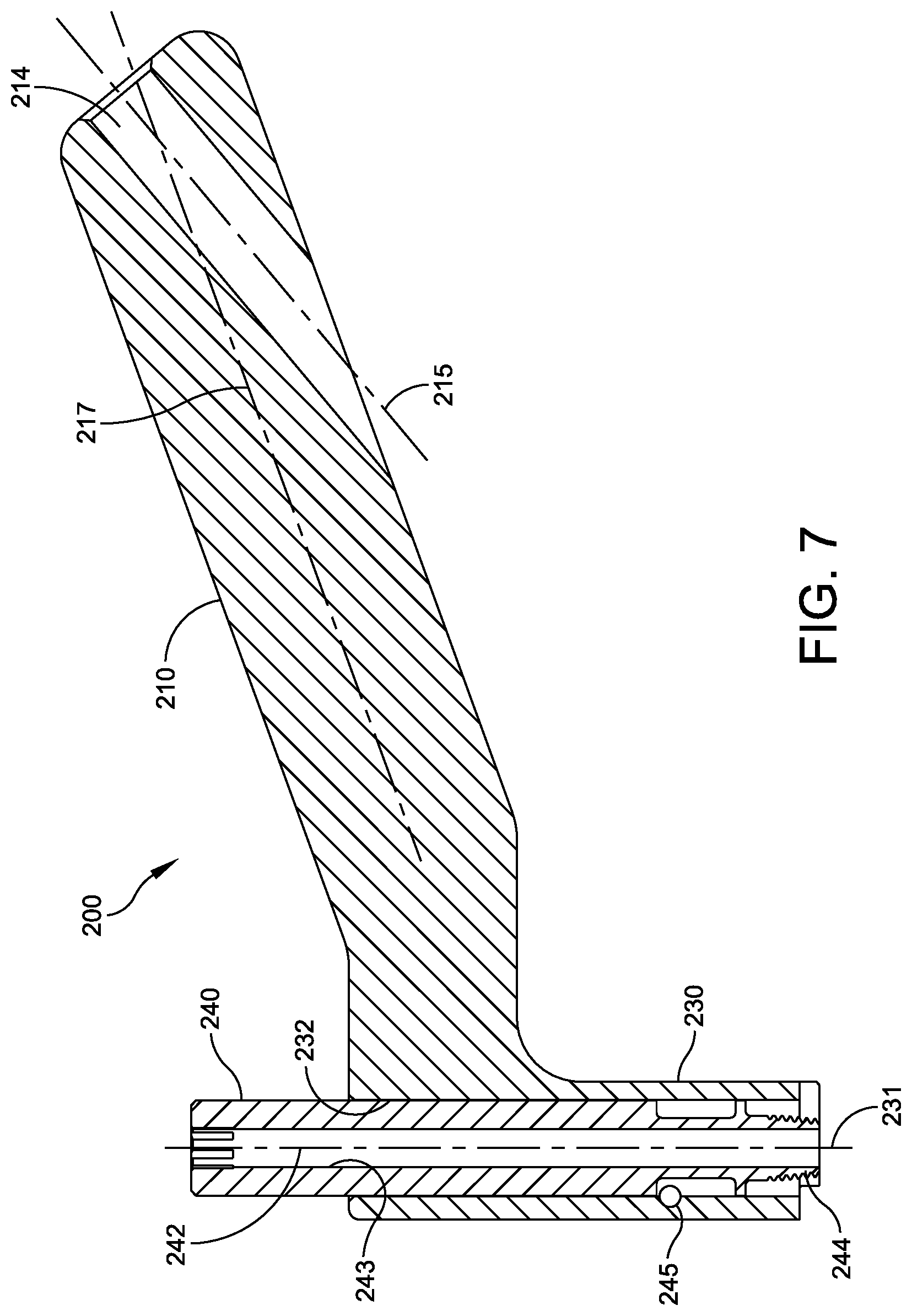 Patent US12303174 Figure 4 – Implant with intramedullary portion and variable angle extramedullary portion