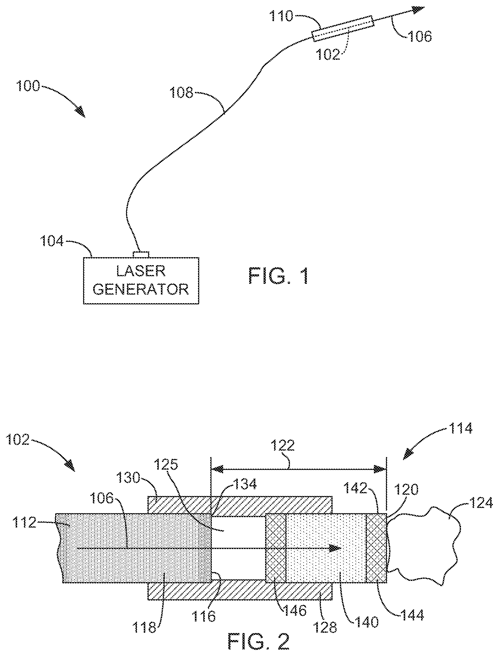 Patent US12303193 Figure 1 – Surgical laser systems and laser lithotripsy techniques