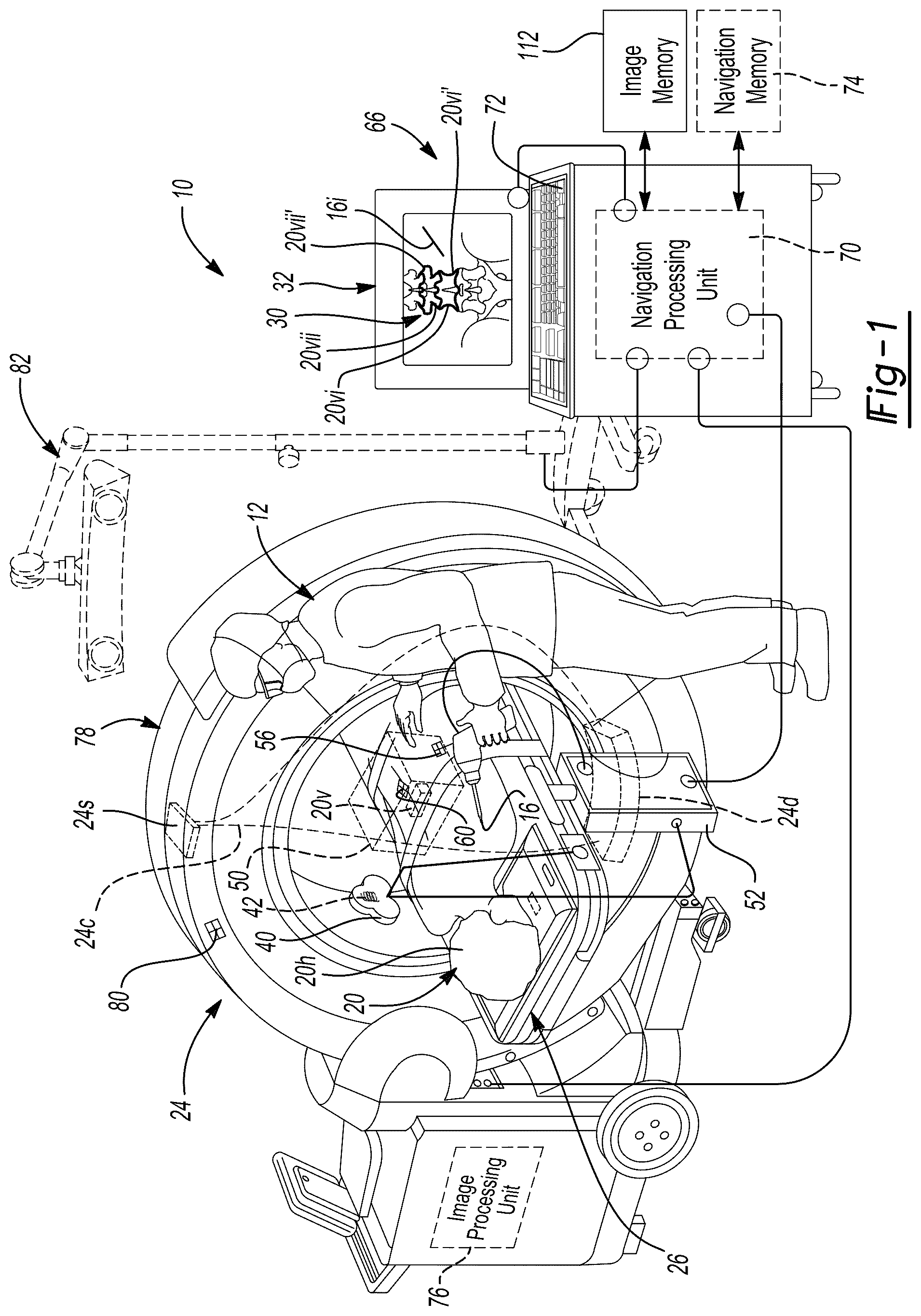 Patent US12303211 Figure 1 – System and method for a tracked procedure