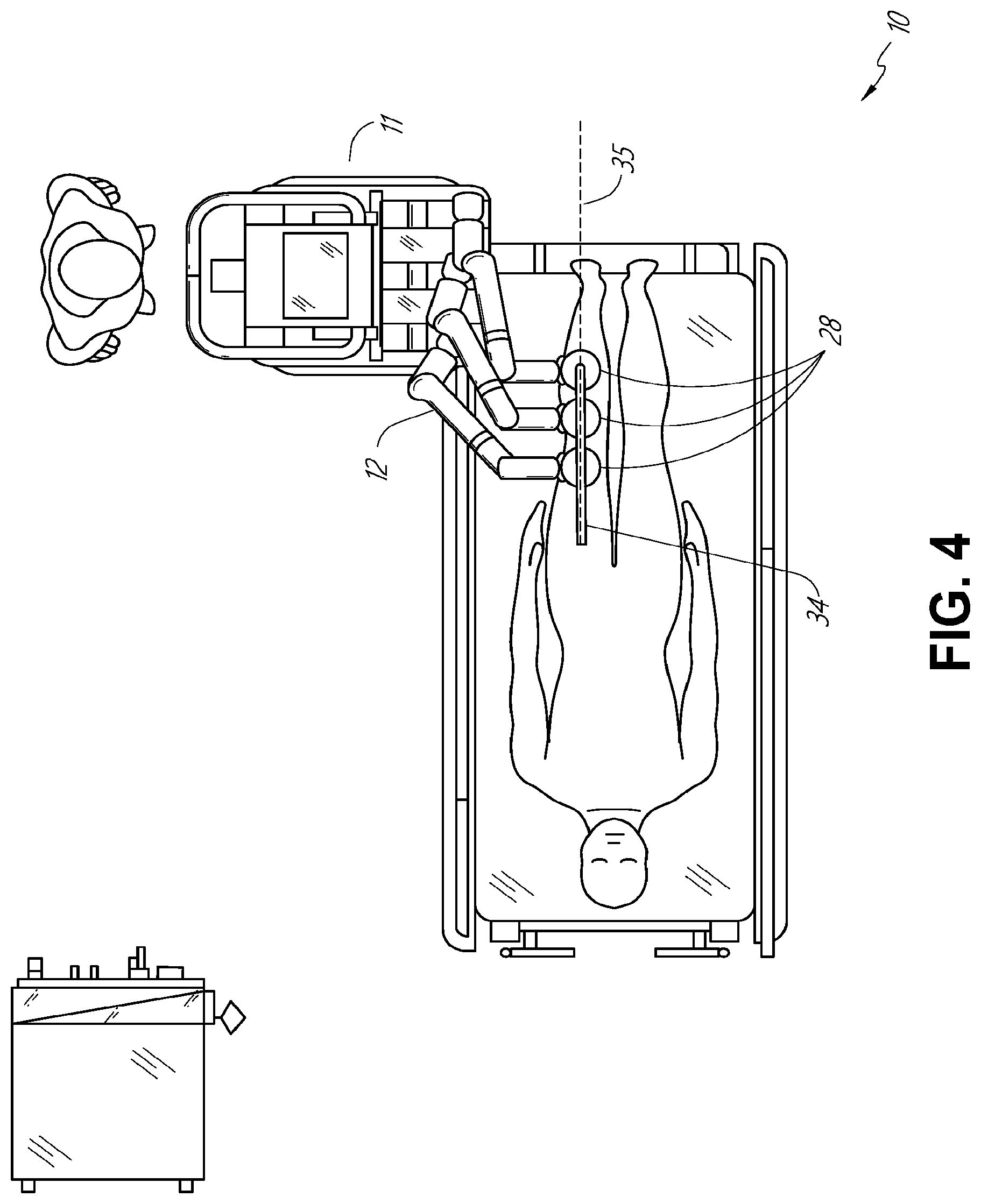 Patent US12303217 Figure 4 – Functional indicators for robotic medical systems