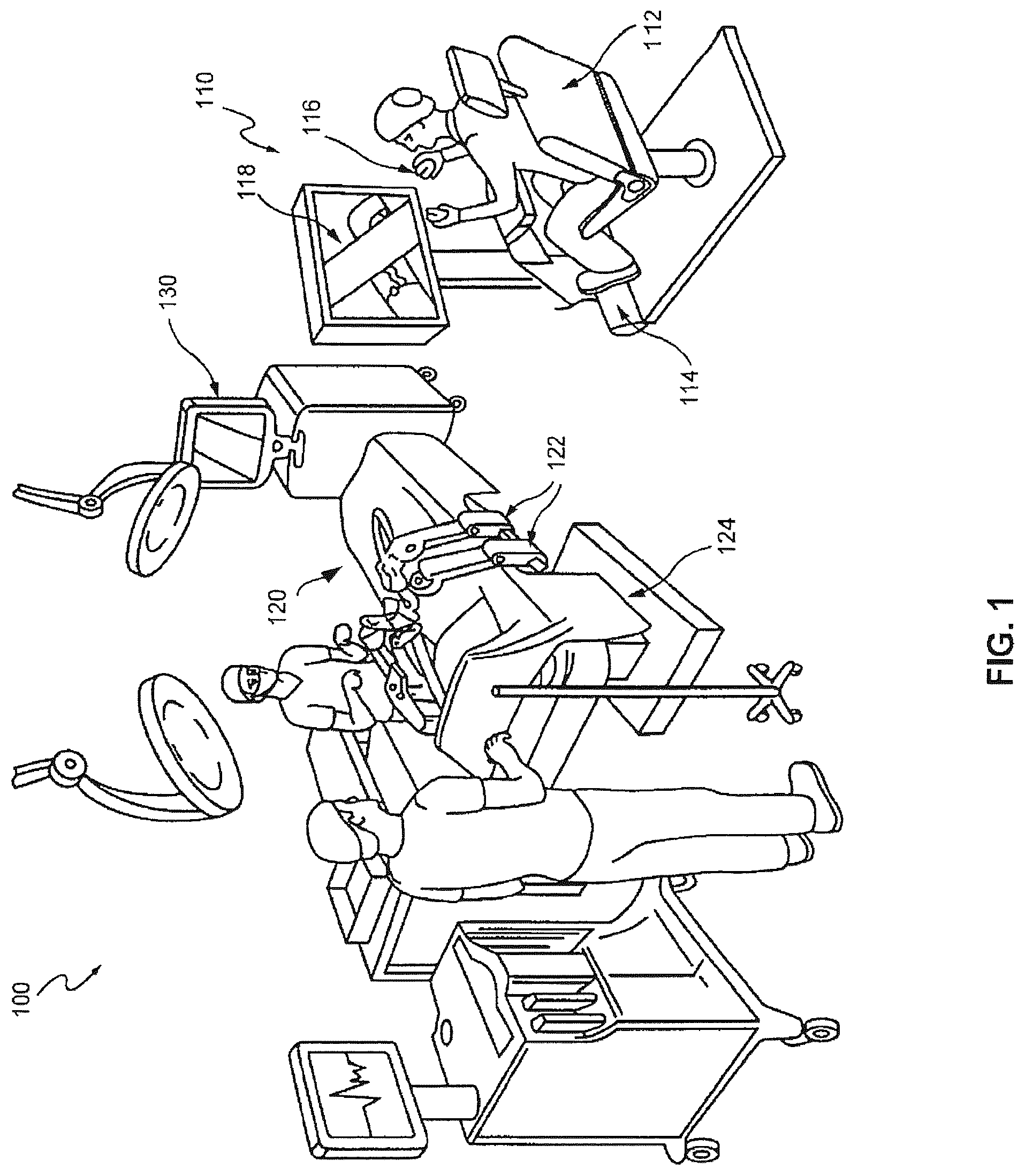 Patent US12303218 — Surgical robotic system and method for transitioning control to a secondary robot controller — Figure 1