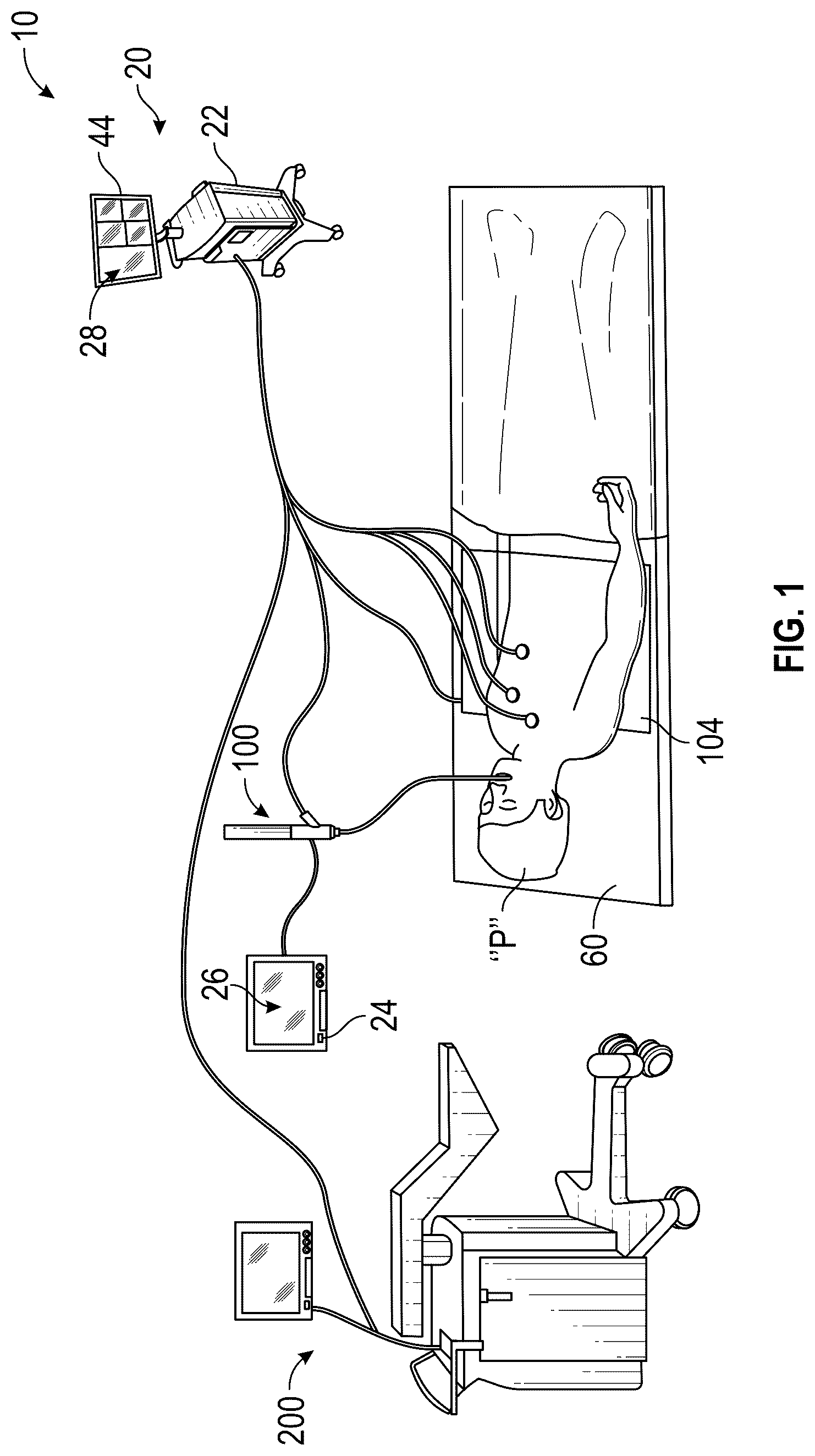 Patent US12303220 Figure 1 – Autonomous endobronchial access with an EM guided catheter