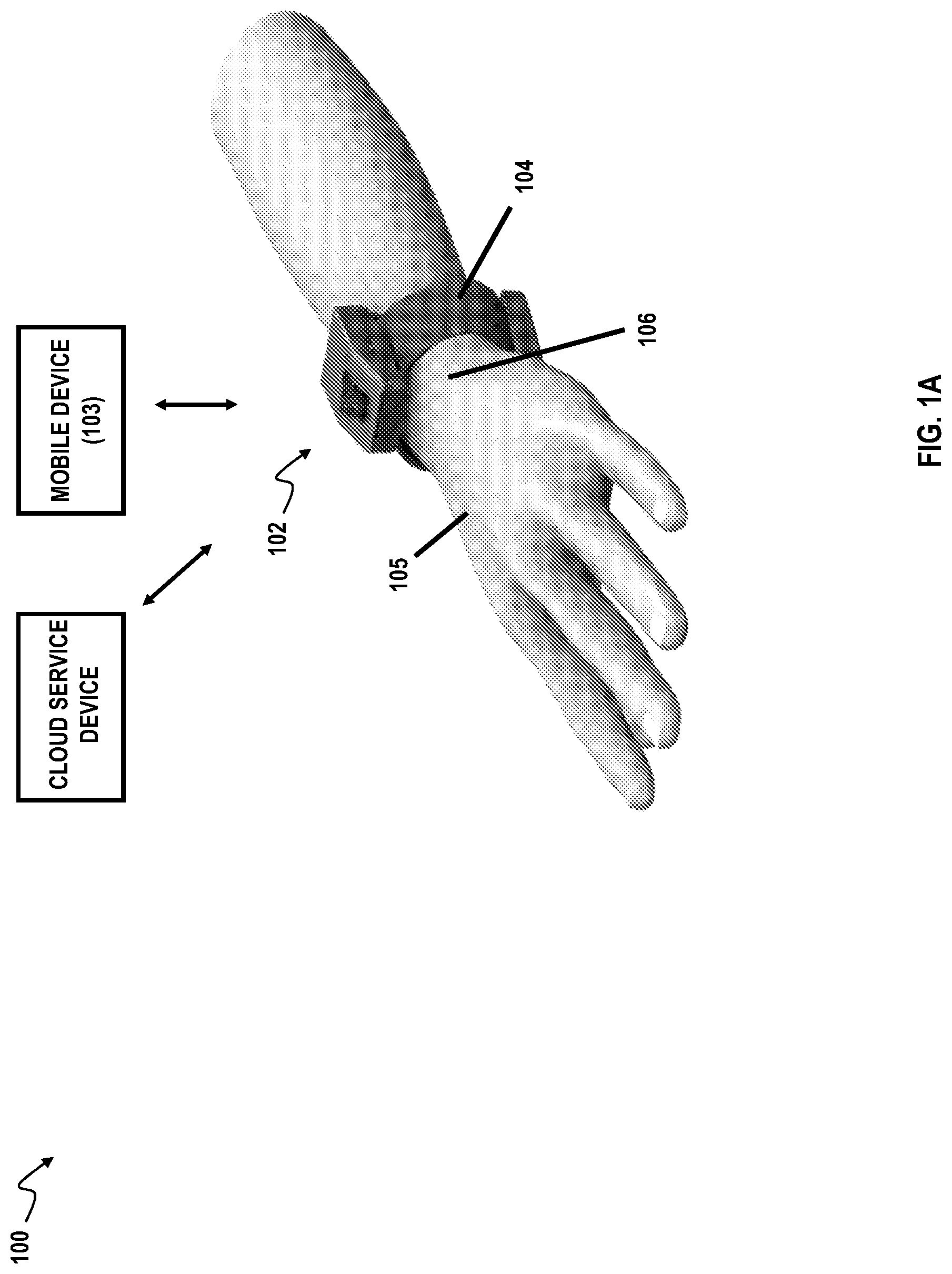 Patent US12303231 — Systems and methods including a device for personalized activity monitoring involving the hands — Figure 1