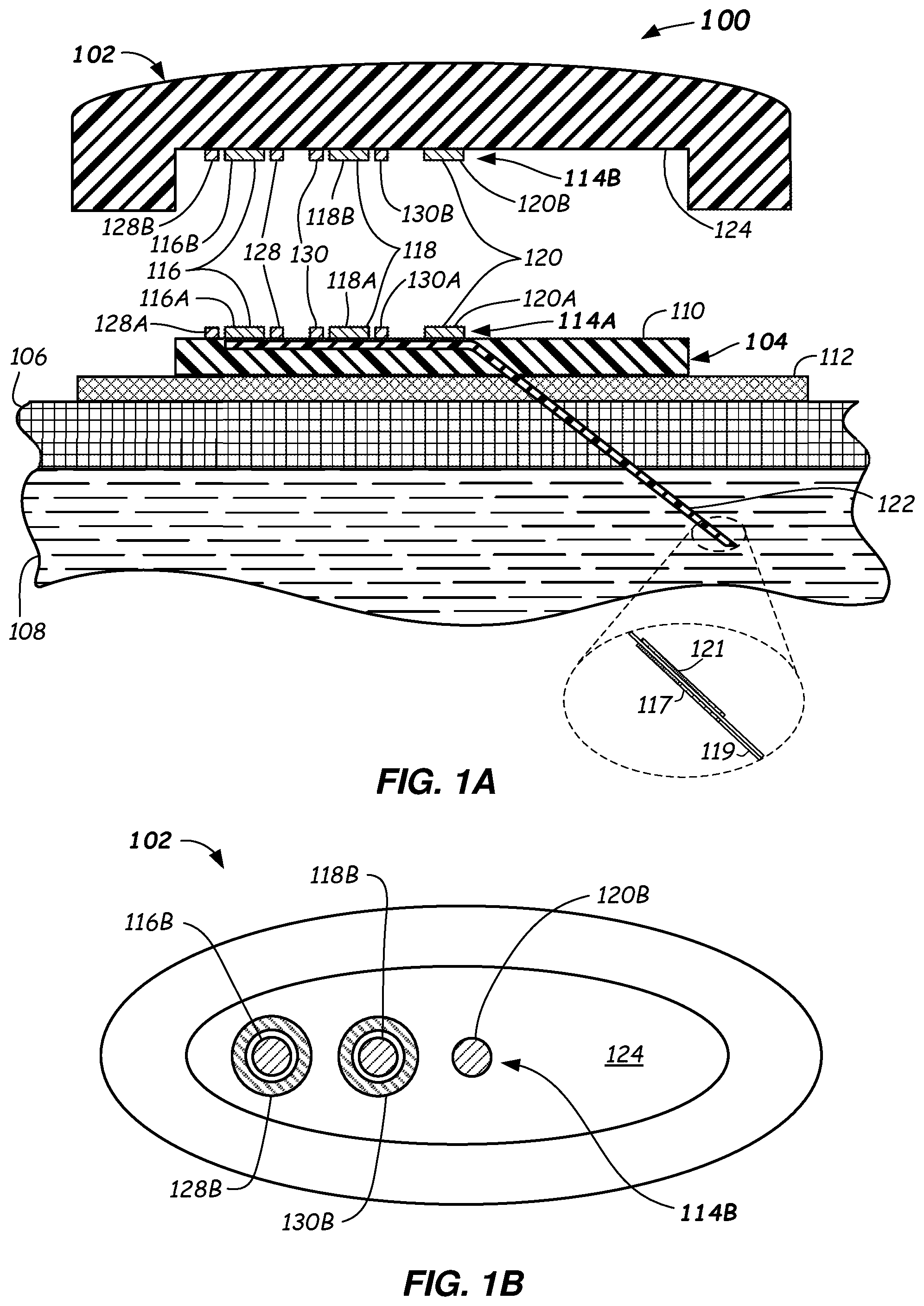 Patent US12303261 — Devices, systems, and methods for measuring analytes in interstitial fluid — Figure 1