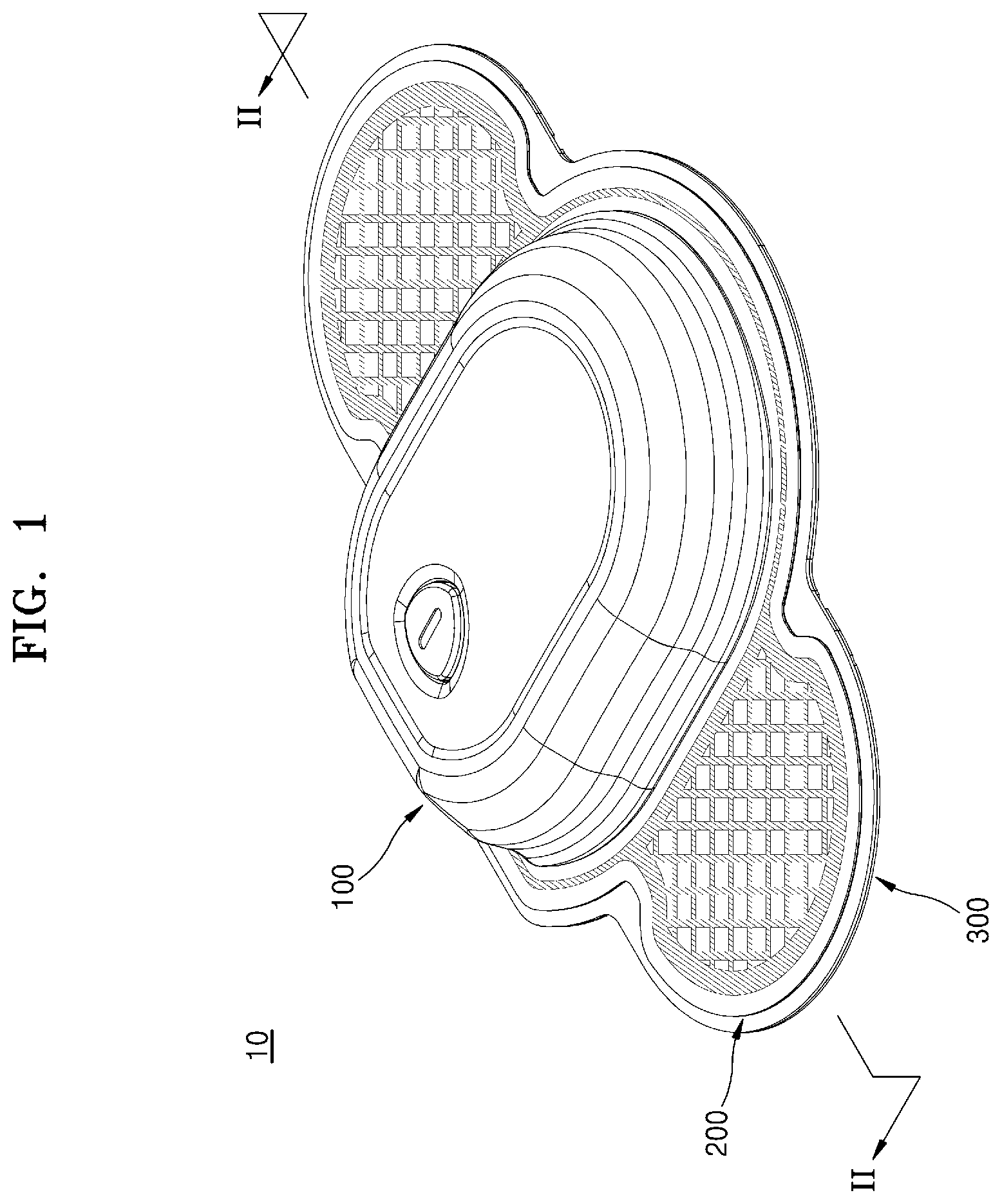 Patent US12303276 Figure 1 – Wearable device including structure for preventing noise caused by static electricity