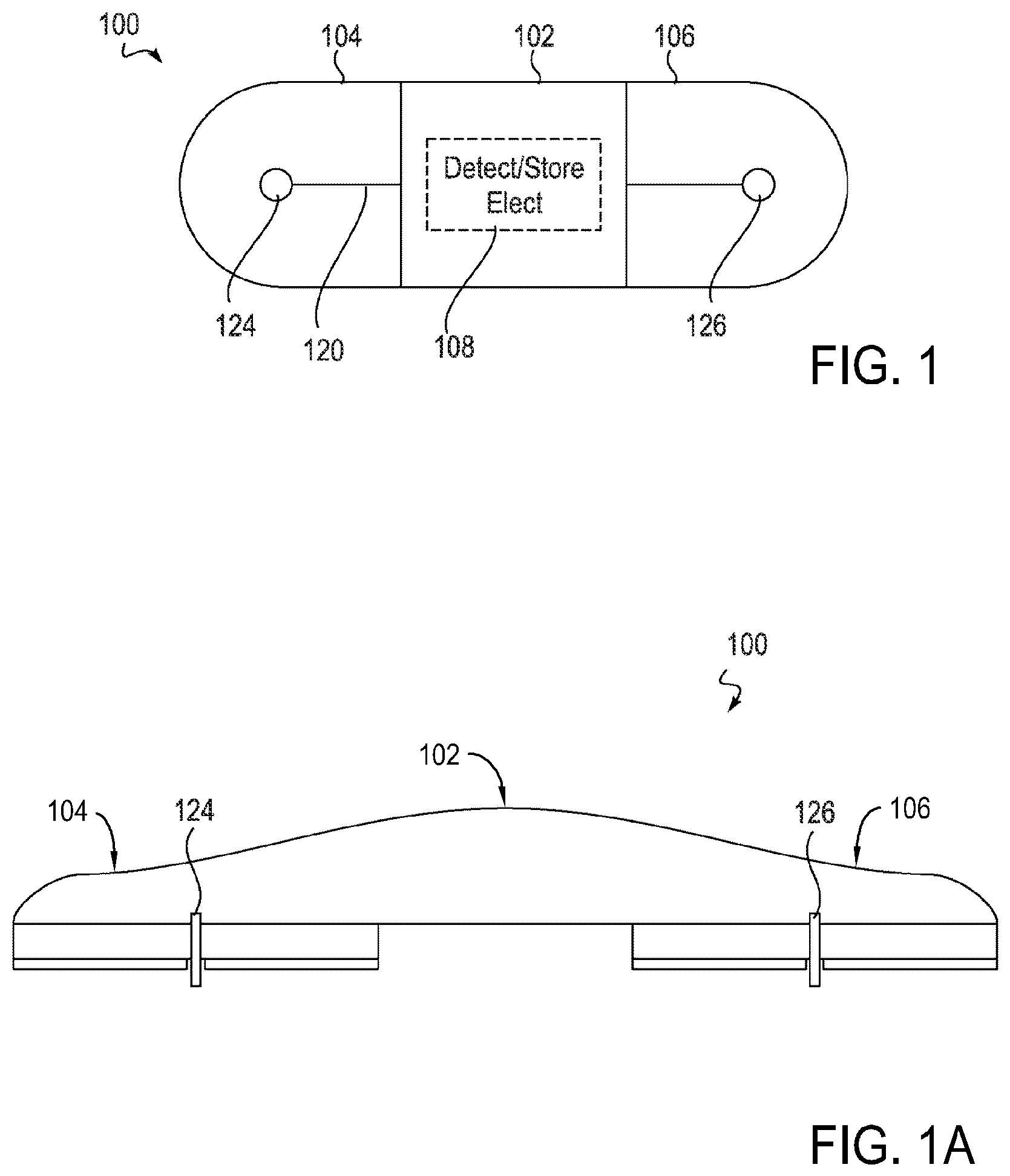 Patent US12303277 Figure 1 – Device features and design elements for long-term adhesion