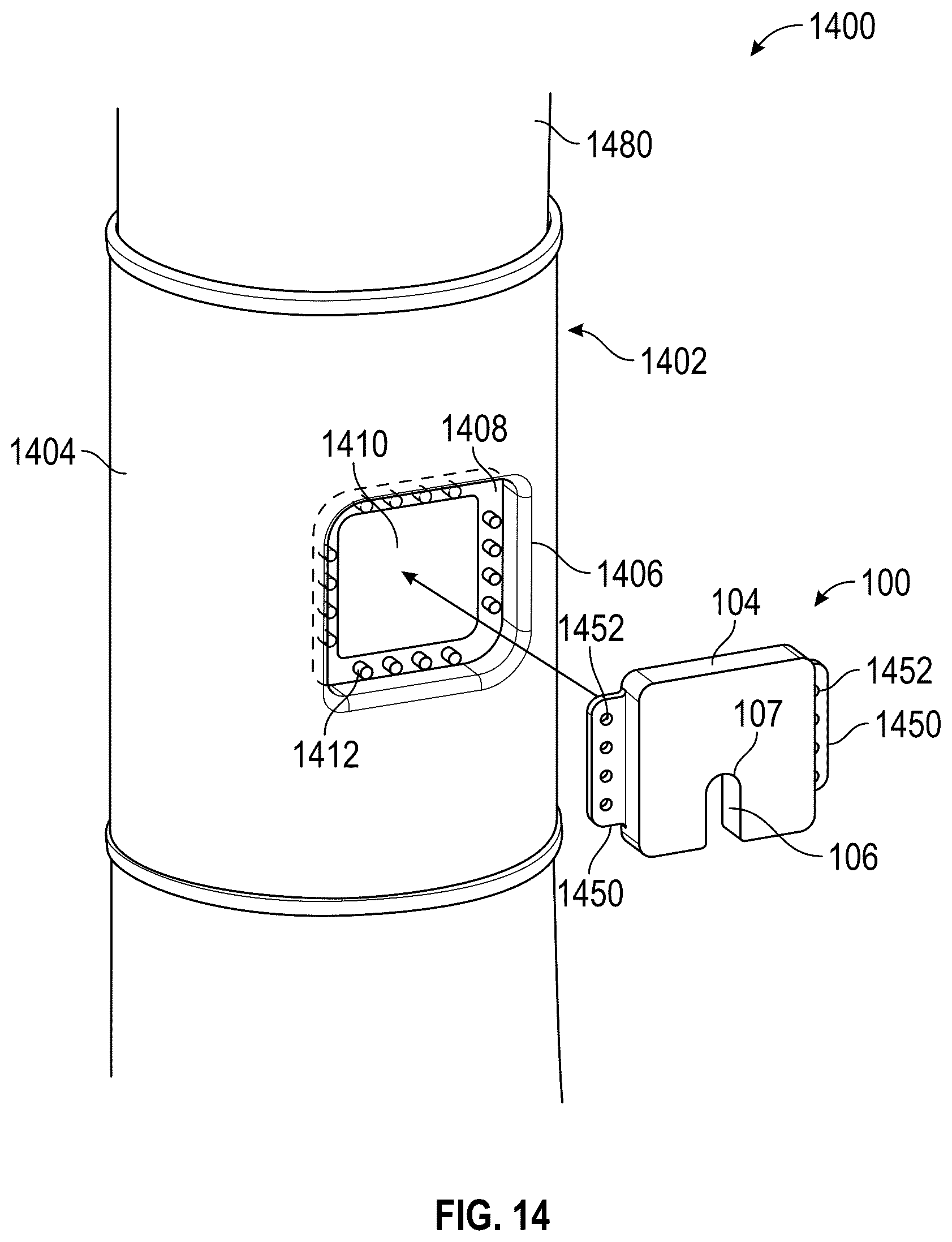 Patent US12303323 Figure 19 – Ultrasound probe with an integrated needle assembly and a computer program product, a method and a system for providing a path for inserting a needle of the ultrasound probe