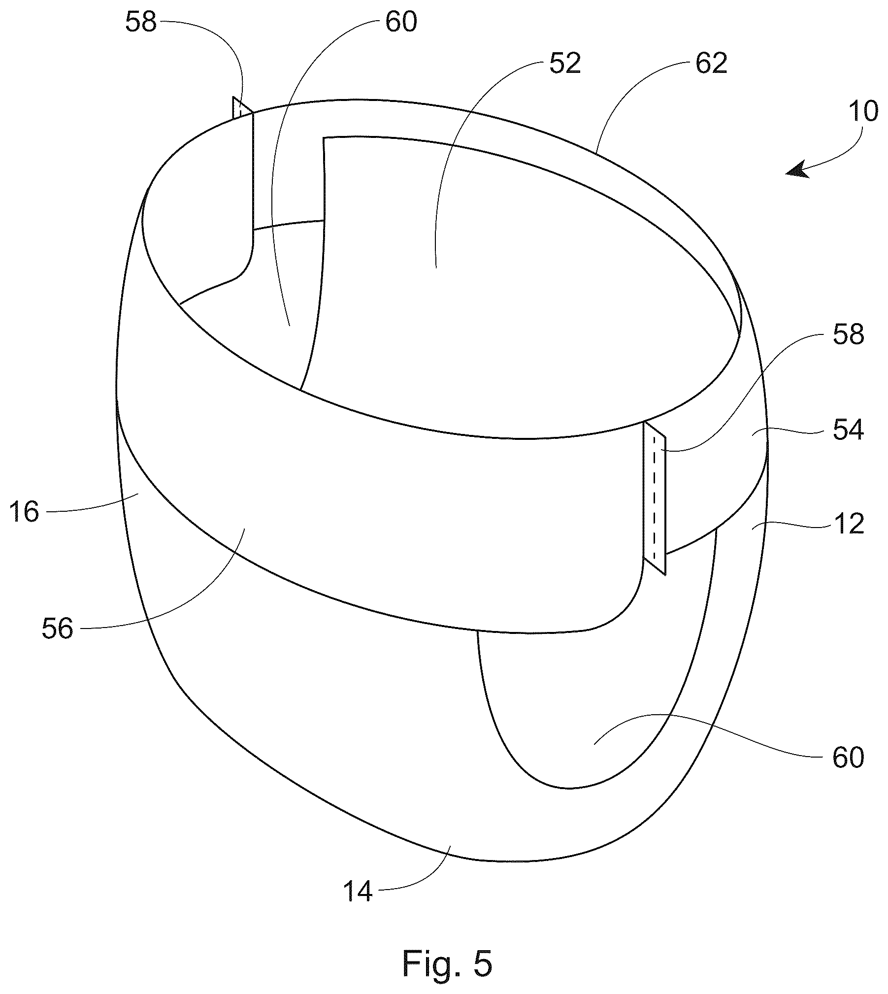 Patent US12303360 Figure 5 – Nonwoven webs with visually discernible patterns and improved texture perception