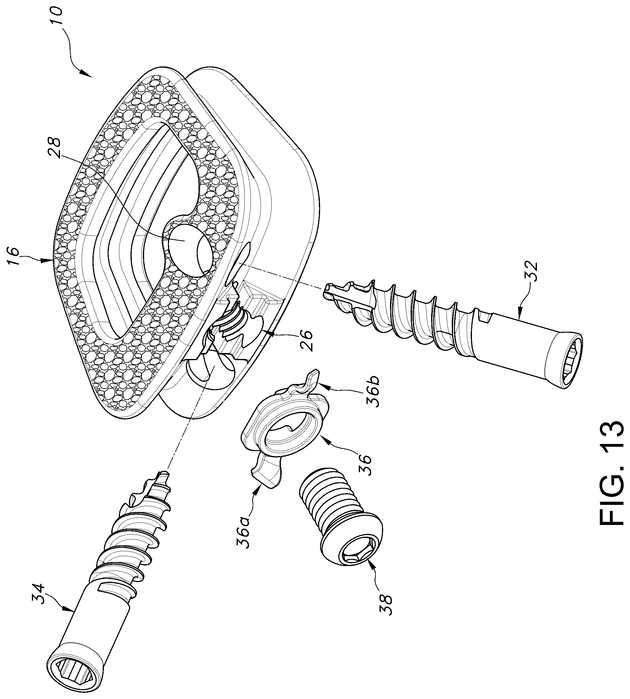 Patent US12303403 Figure 8 – Spinal interbody fusion device