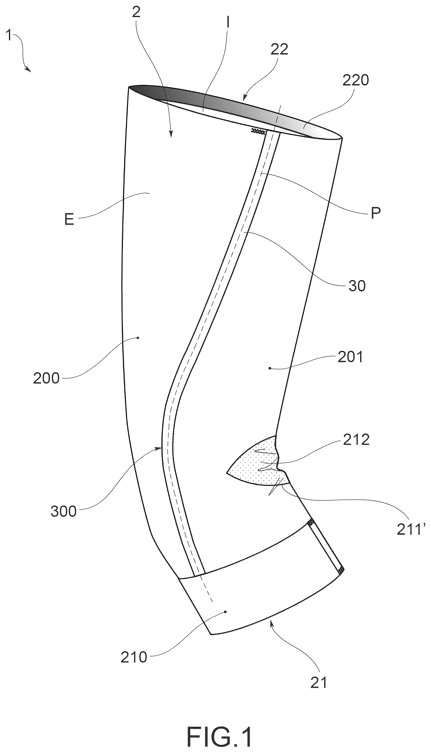 Patent US12303416 — Wearable tubular textile article — Figure 1