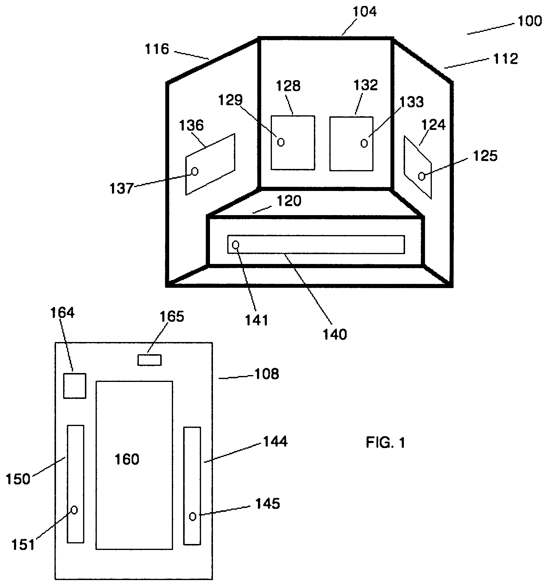 Patent US12303426 — Carbon fiber impregnated infrared generating therapy chamber for targeted treatment of the body — Figure 1