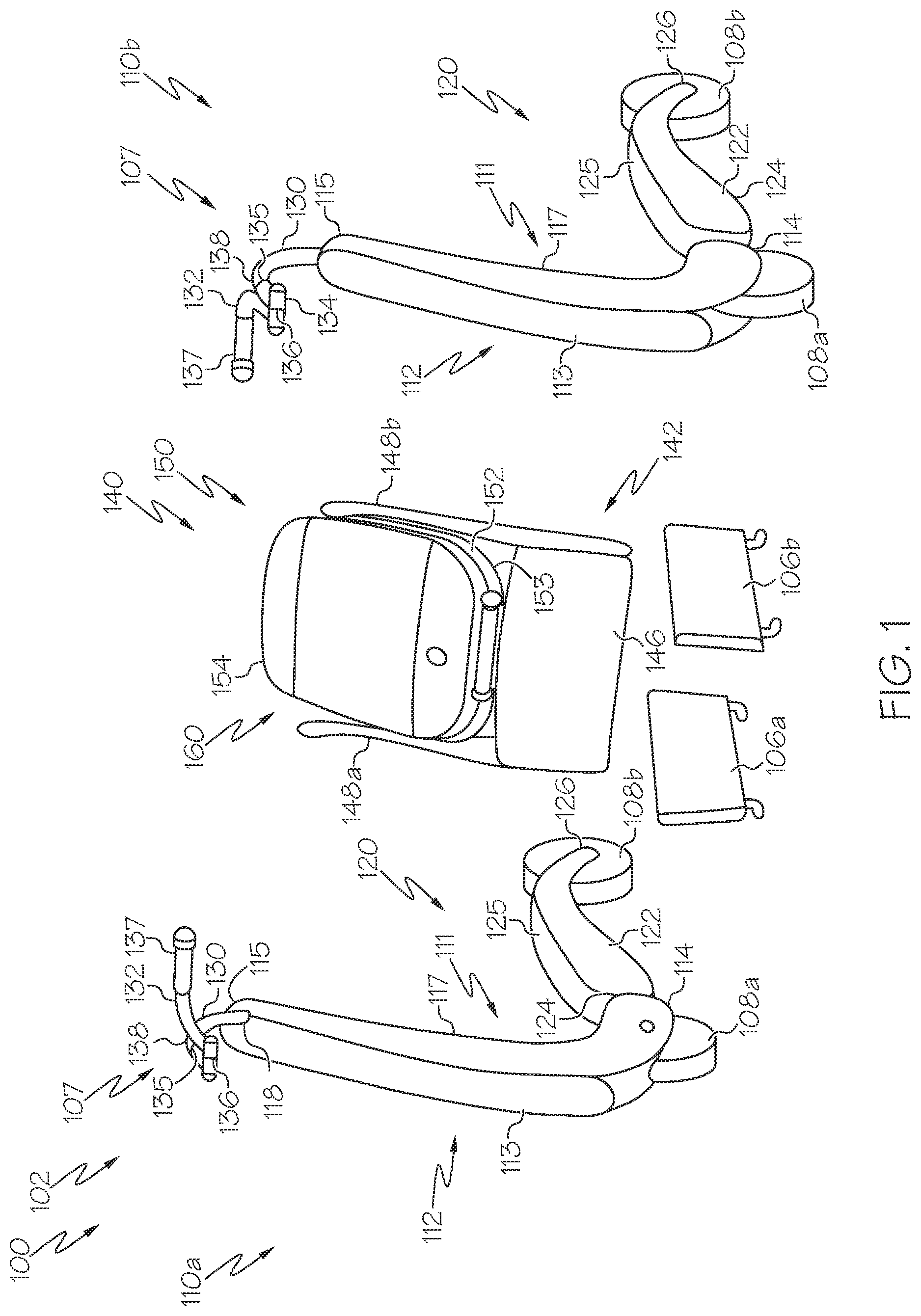 Patent US12303438 — Multi-function mobility device — Figure 1