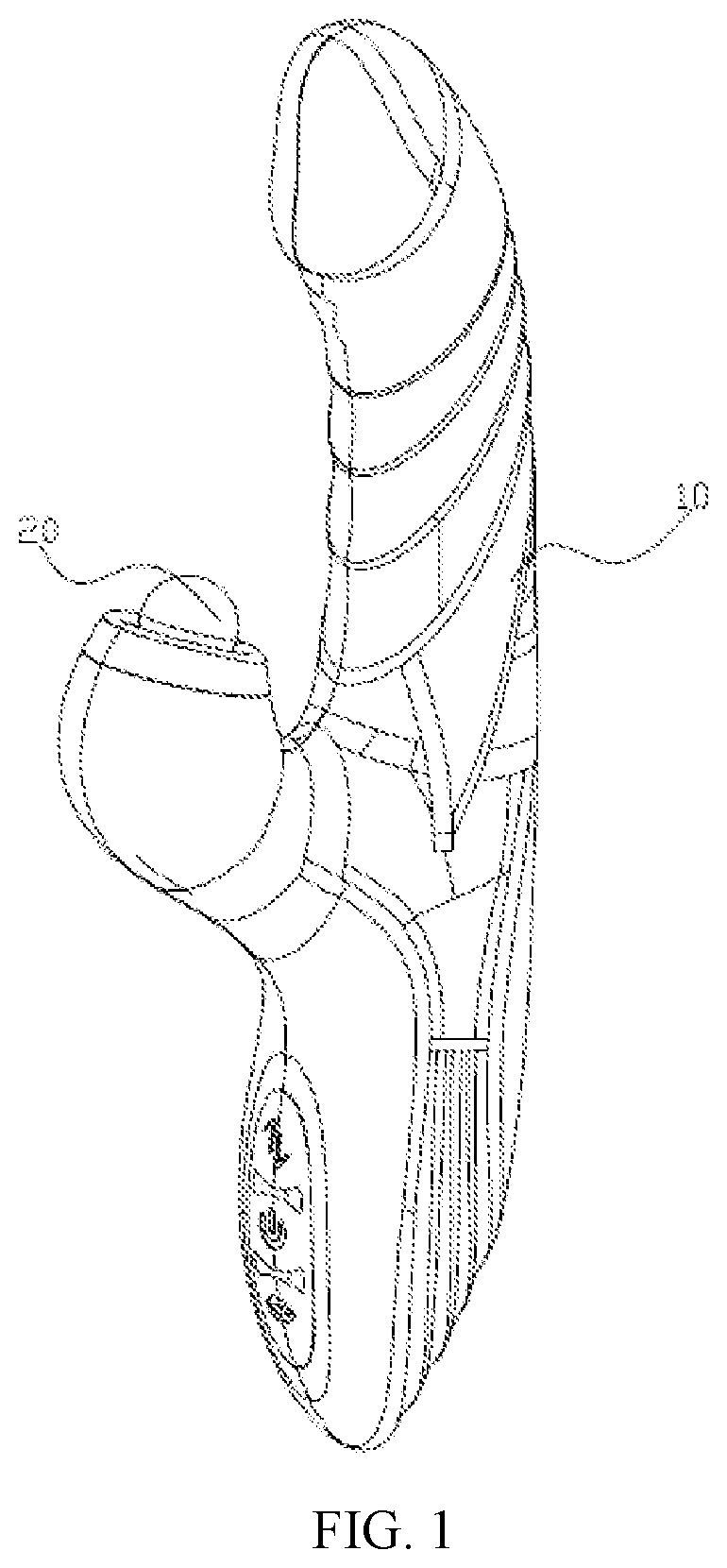 Patent US12303449 — Massager with massage ball — Figure 1