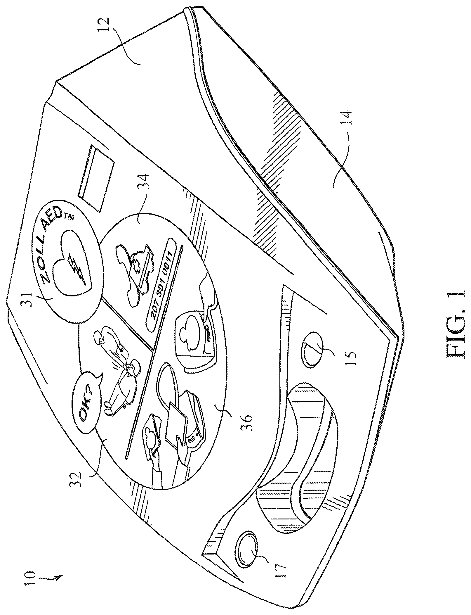 Patent US12303456 — Automated resuscitation device with ventilation sensing and prompting — Figure 1