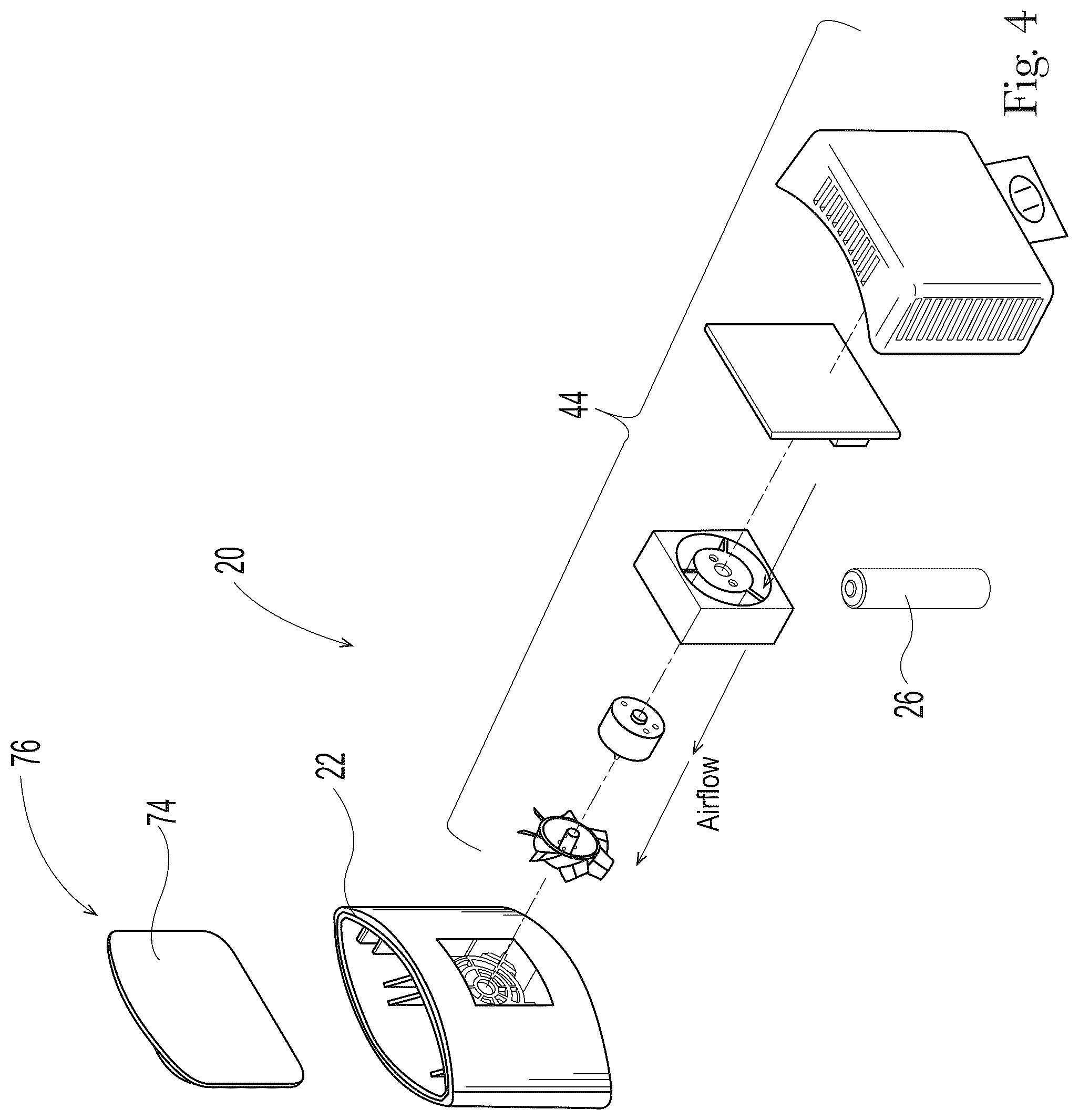 Patent US12303622 Figure 3 – Method of delivering a volatile composition into the air