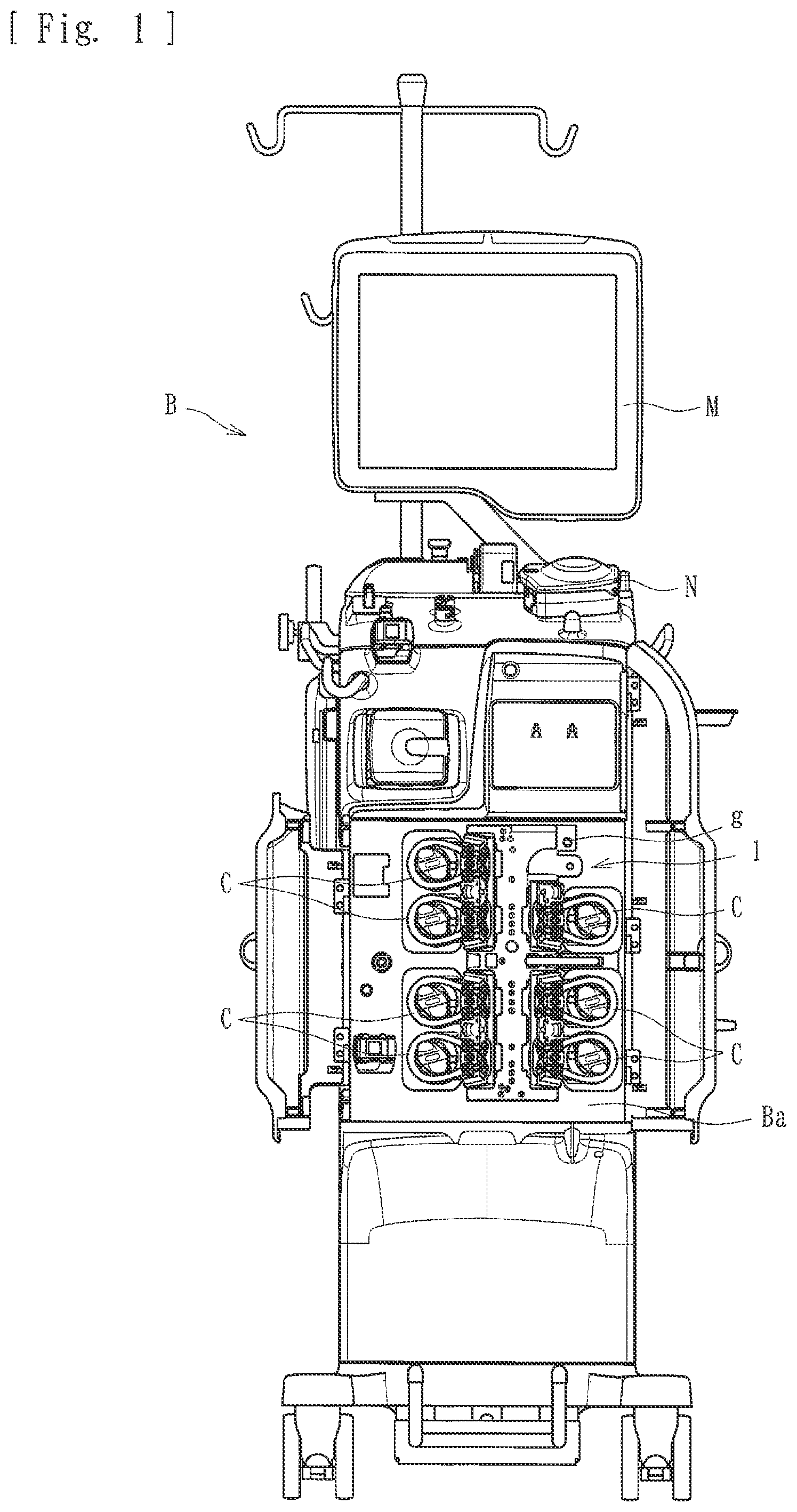 Patent US12303626 — Attaching member — Figure 1