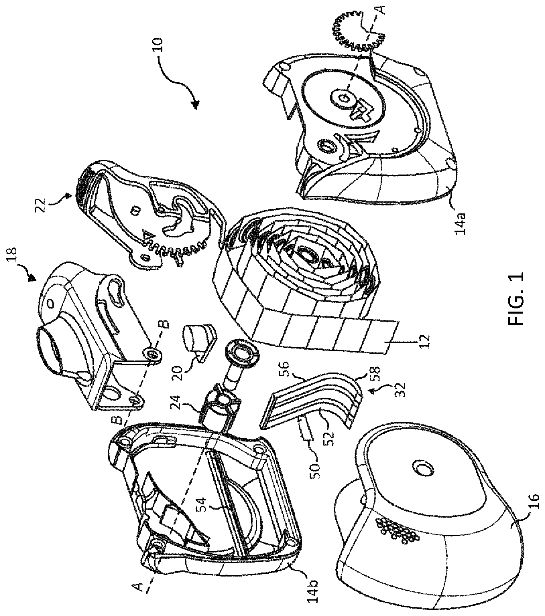 Patent US12303637 — Dry powder inhaler — Figure 1