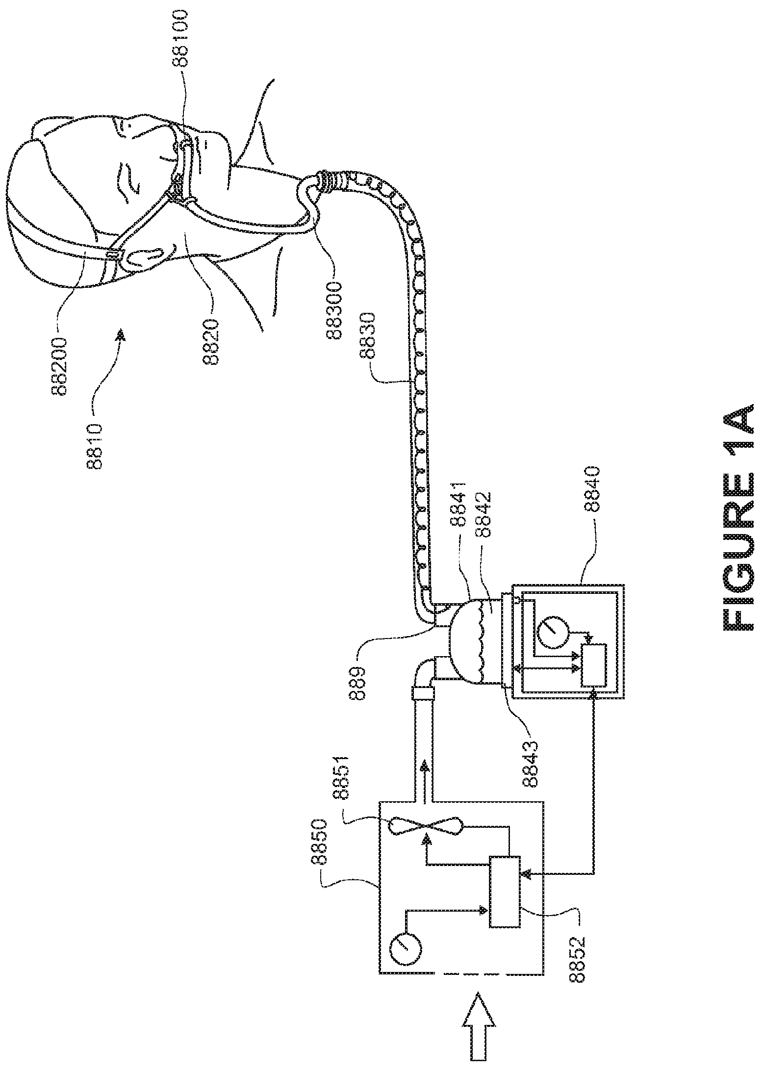 Patent US12303646 — Patient interface and component parts — Figure 1