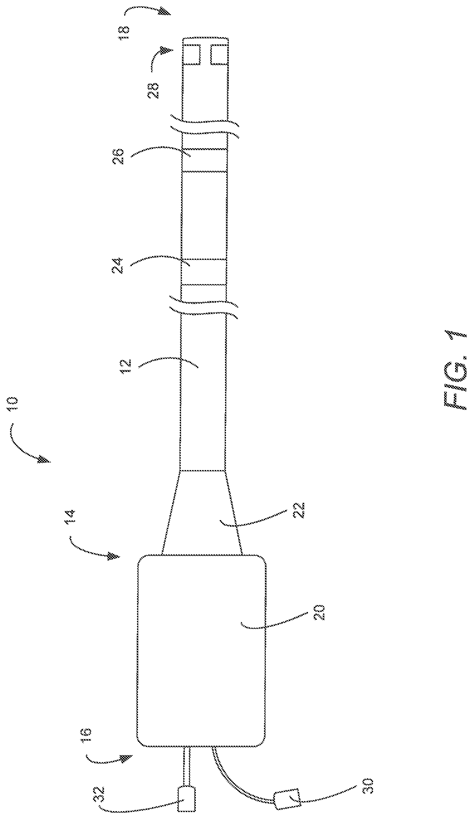 Patent US12303653 Figure 1 – Elongate medical tools including printed circuit boards