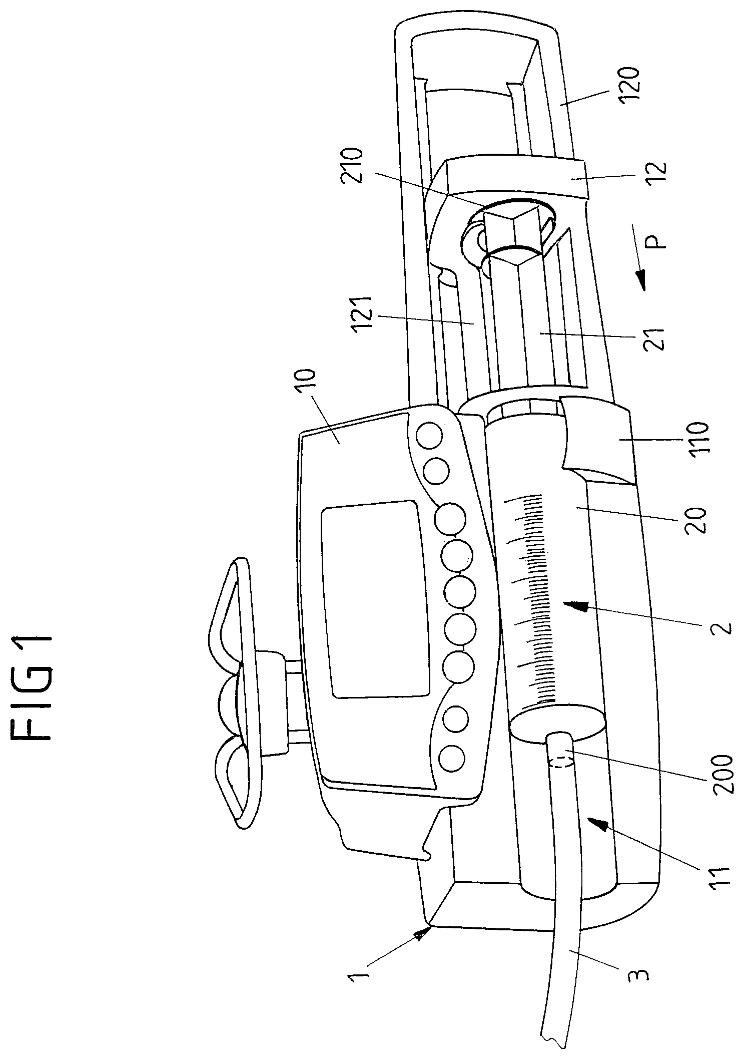 Patent US12303665 — Infusion device for administering a medical fluid to a patient — Figure 1
