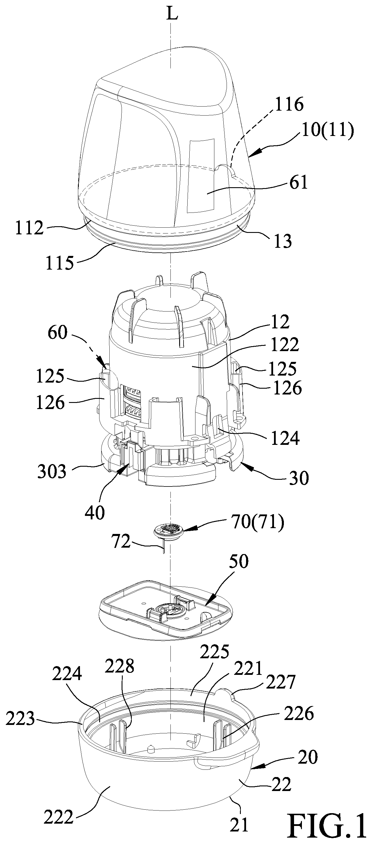 Patent US12303669 — Insertion device for a biosensor and insertion method thereof — Figure 1