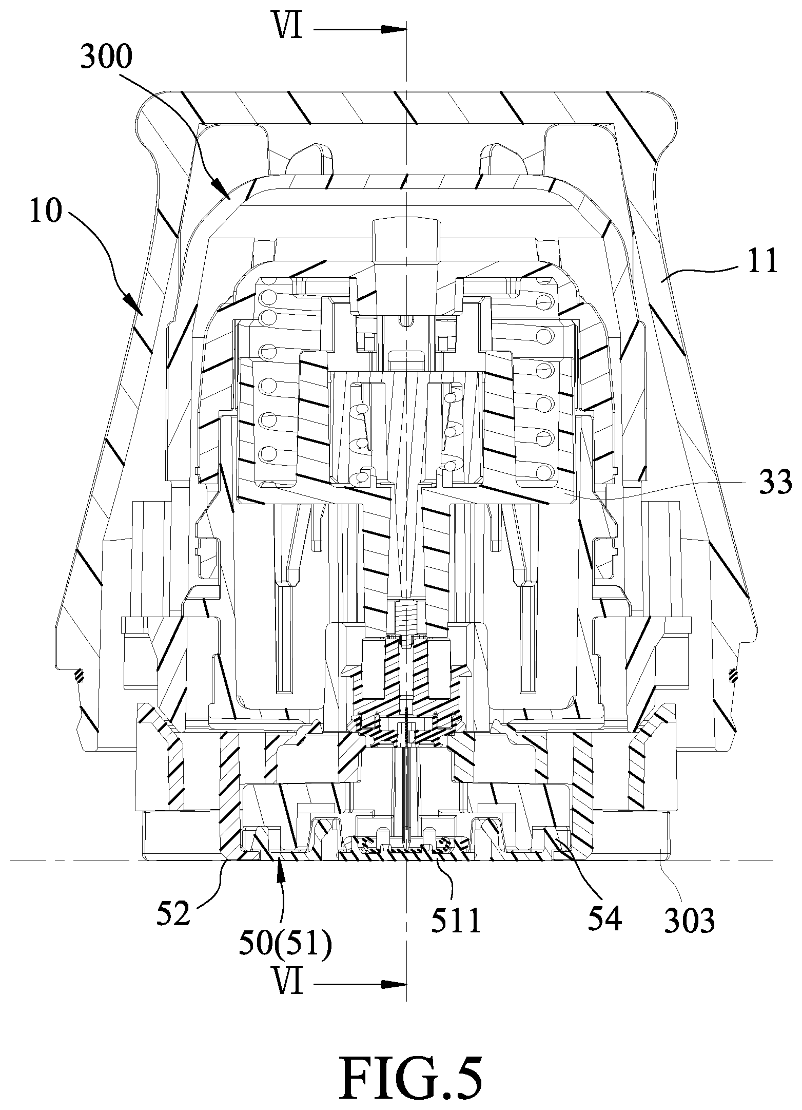 Patent US12303669 Figure 5 – Insertion device for a biosensor and insertion method thereof